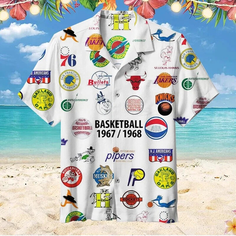 basketball Hawaiian Shirt For basketball Beach Shirt, S-5XL US Size