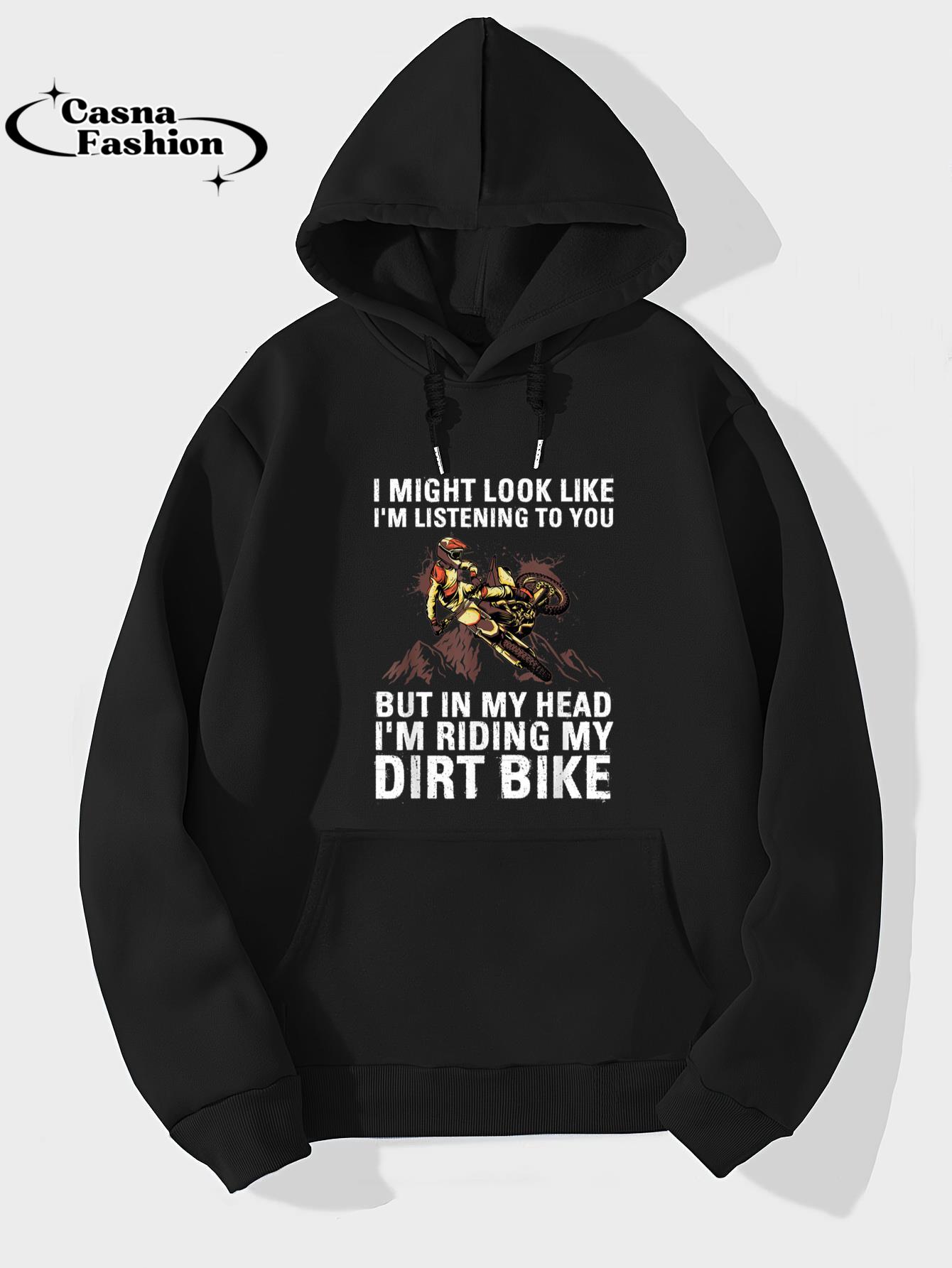 casnafashion_Hoodie_Best Dirt Bike Art For Men Women Motocross Dirt Bike Lover T-Shirt_hoodie_black hoodie