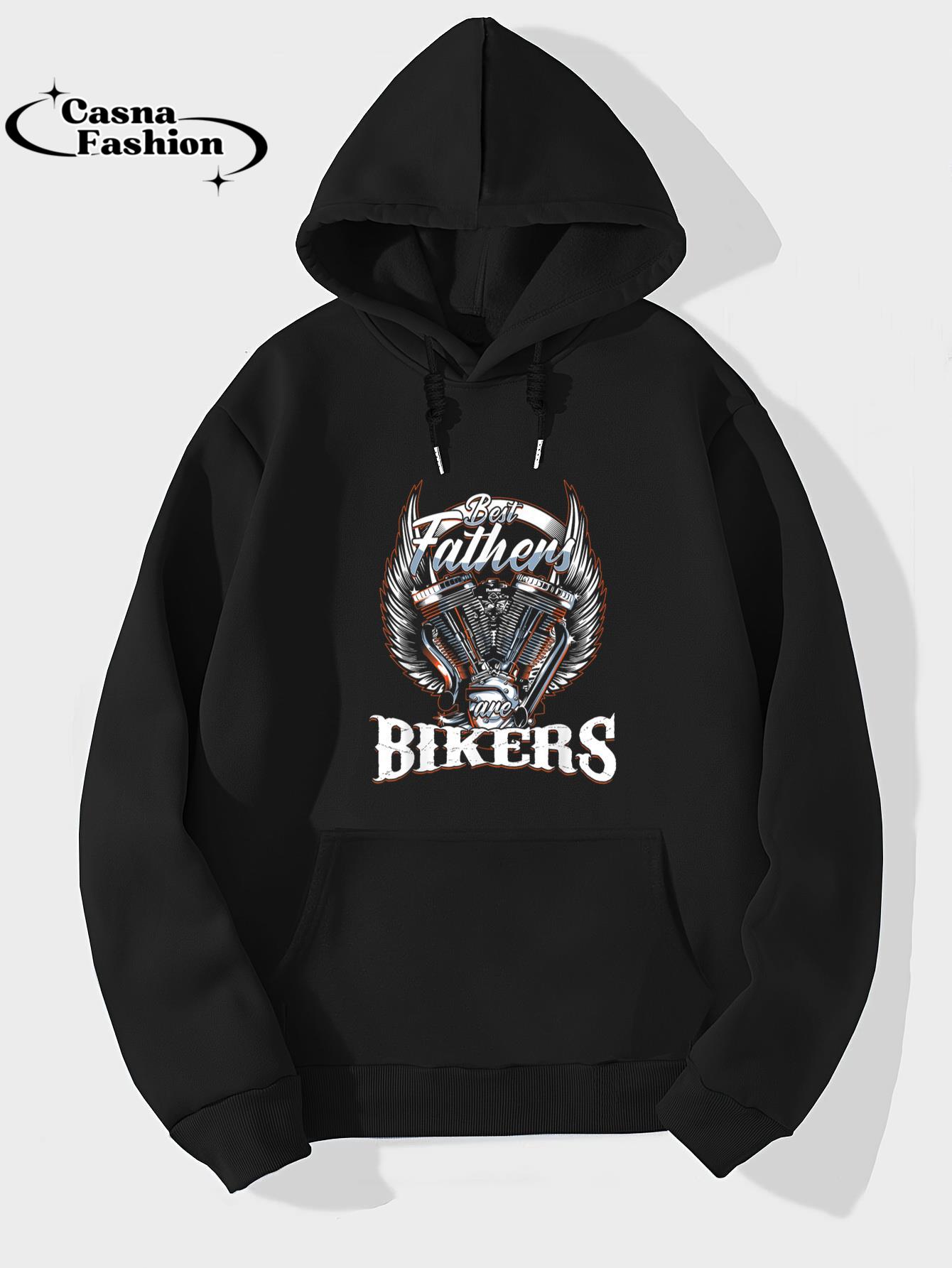 casnafashion_Hoodie_Best Father Motor Biker Motorcycle Motorcycle Rider Gift T-Shirt_hoodie_black hoodie