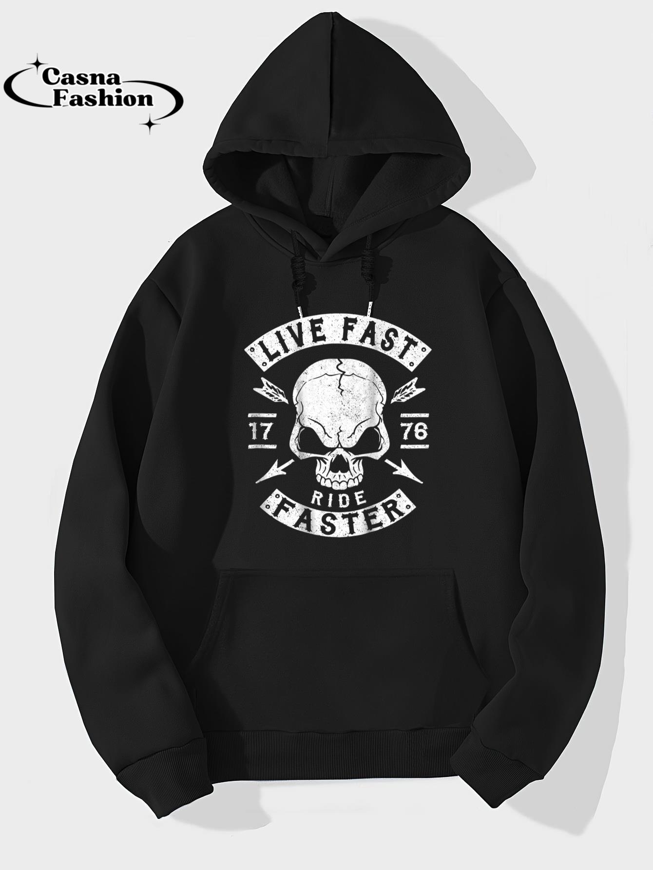 casnafashion_Hoodie_Biker Shirt, Motorcycle T Shirt, Biker Gang Shirt BACK PRINT_hoodie_black hoodie