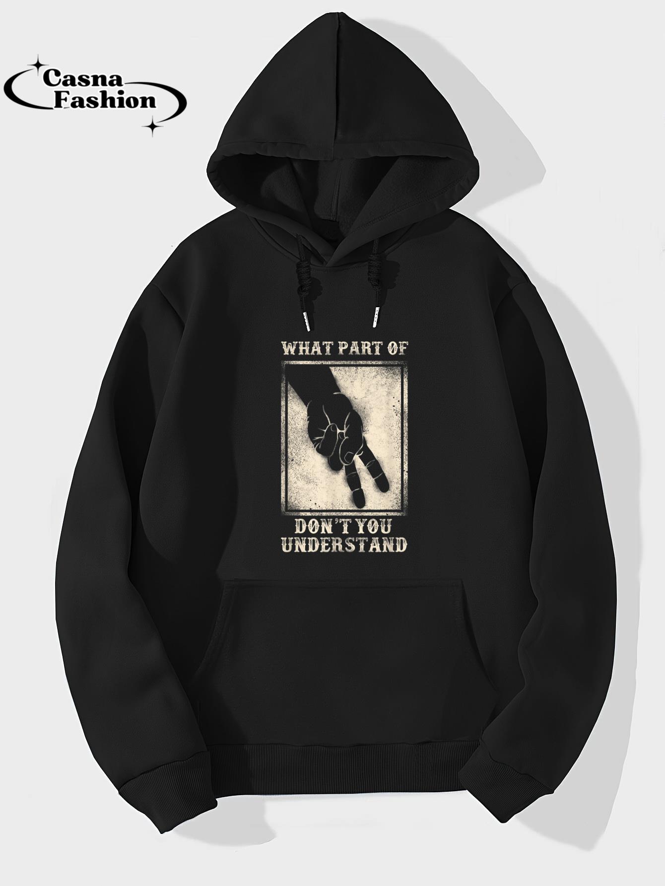 casnafashion_Hoodie_Classic Motorcycle Biker Don'T Understand Two Finger Wave T-Shirt_hoodie_black hoodie