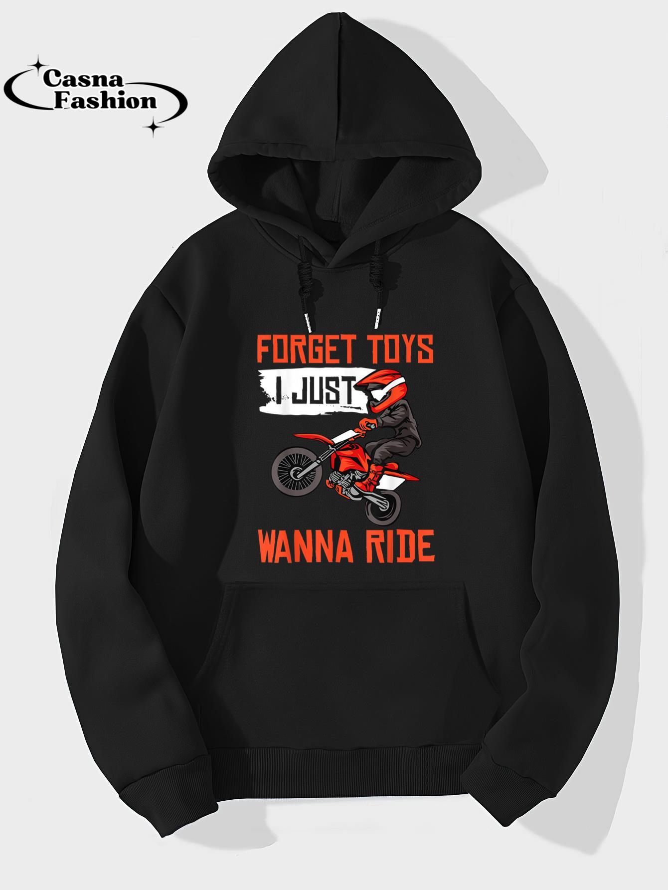 casnafashion_Hoodie_Cool Dirt Bike Gift For Boys Men Funny Forget Toys Motocross T-Shirt_hoodie_black hoodie