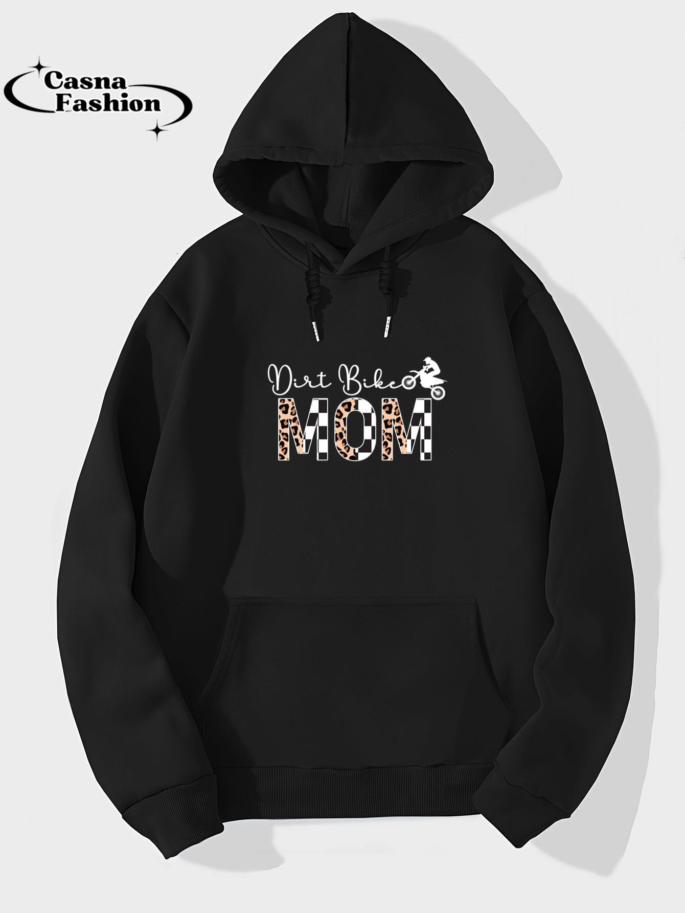 casnafashion_Hoodie_Dirt Bike Mom Of A Dirt Biker Mom Leopard Dirt Bike Mama Sweatshirt_hoodie_black hoodie