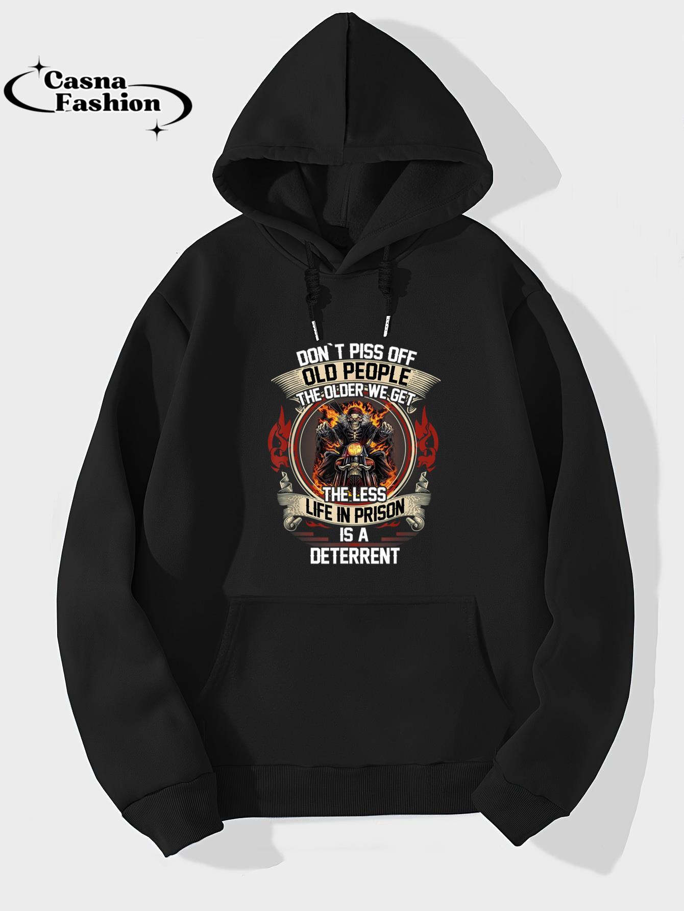 casnafashion_Hoodie_Don`t Piss Off Old People Funny Motorcycle Biker Quote T-Shirt_hoodie_black hoodie