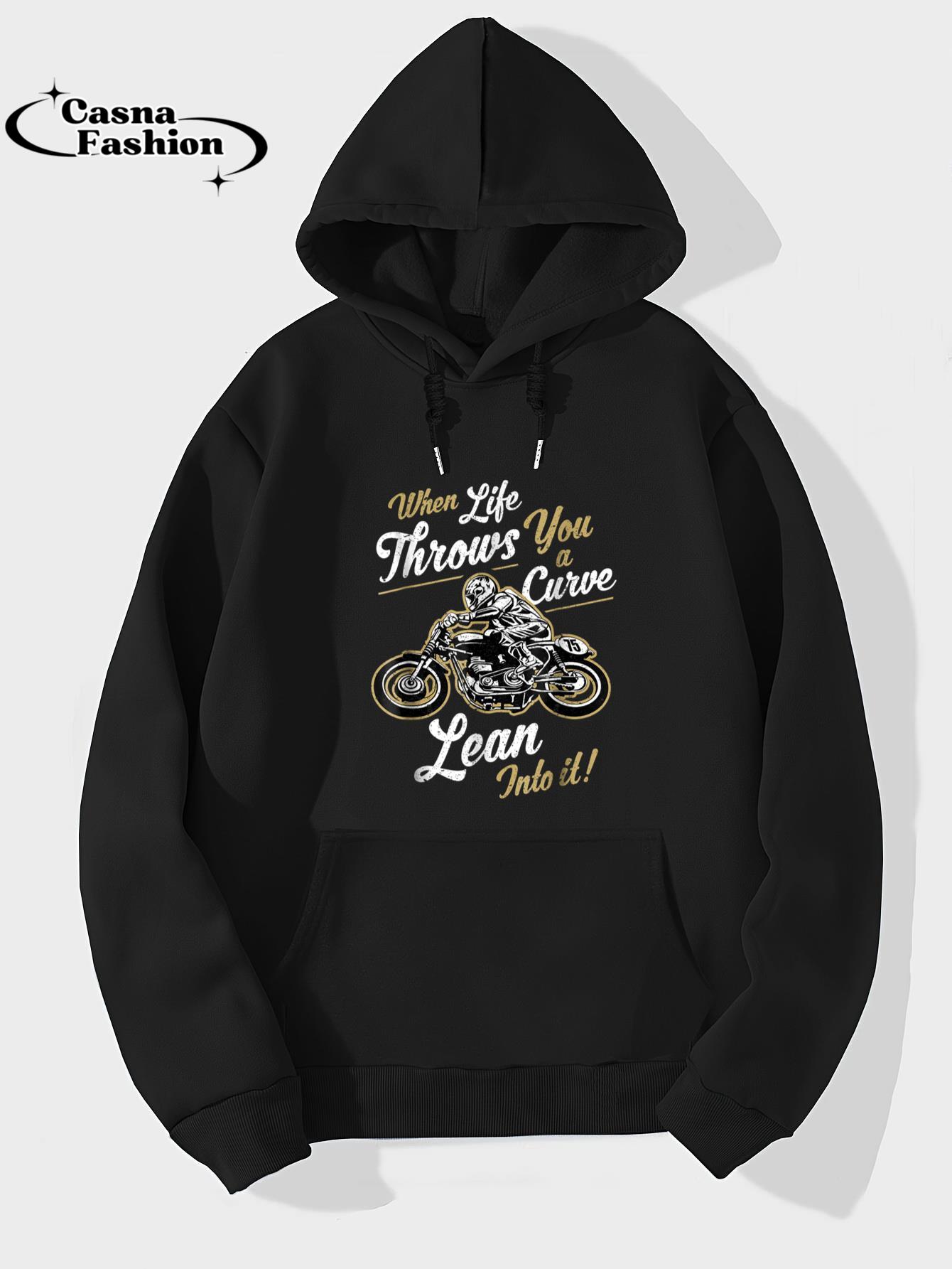 casnafashion_Hoodie_Funny Biker Quotes Sarcastic Motorcycle Rider T-shirt Gift_hoodie_black hoodie