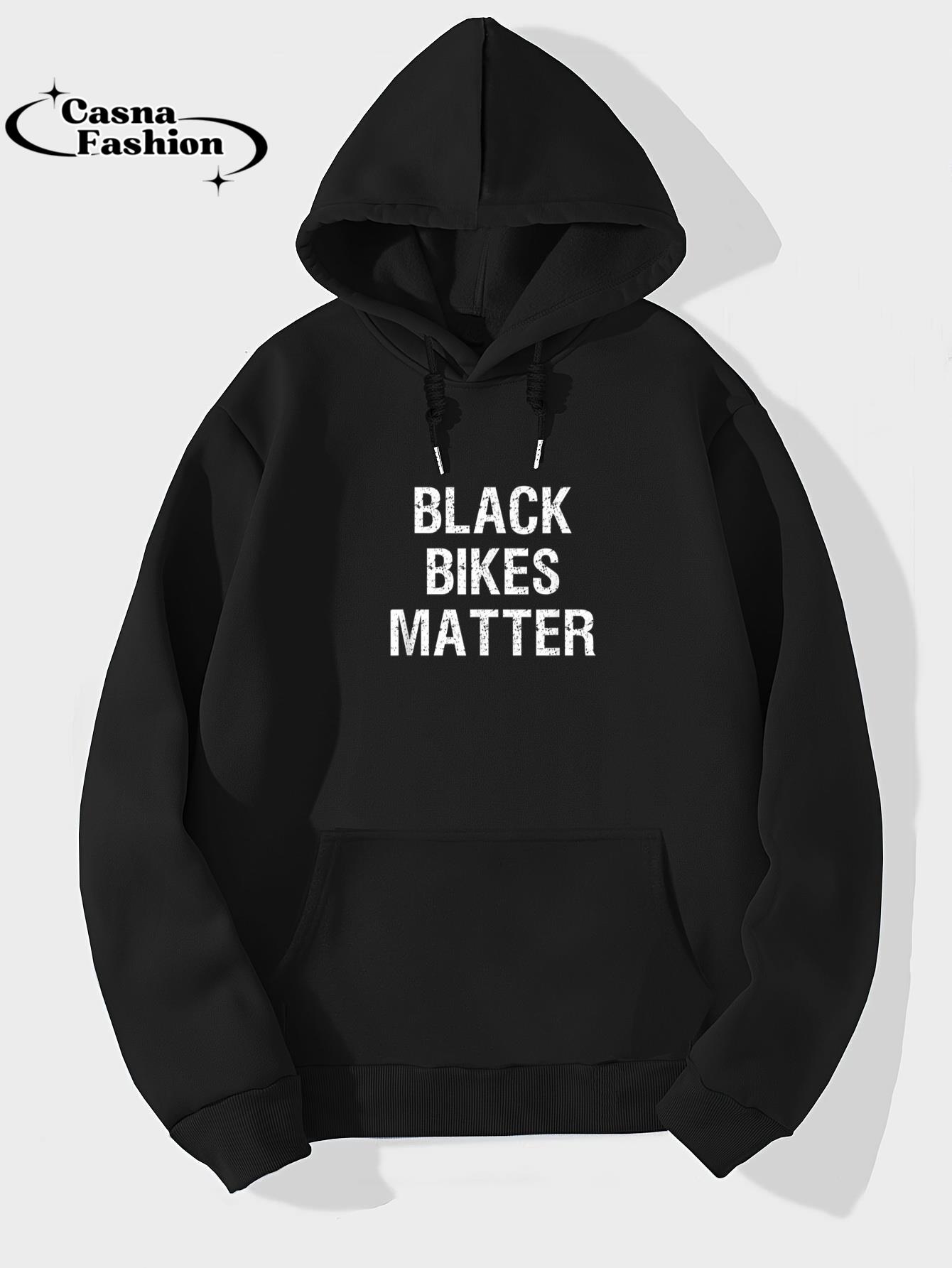 casnafashion_Hoodie_Funny Black Bikes Matter Motorcycle Biker T-Shirt_hoodie_black hoodie