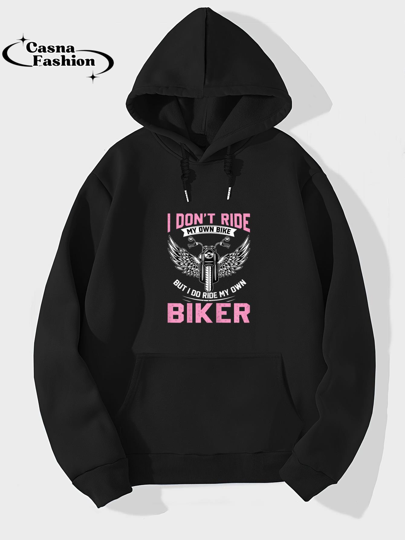 casnafashion_Hoodie_I Don't Ride My Own Bike But I Do Ride My Own Biker Funny T-Shirt_hoodie_black hoodie