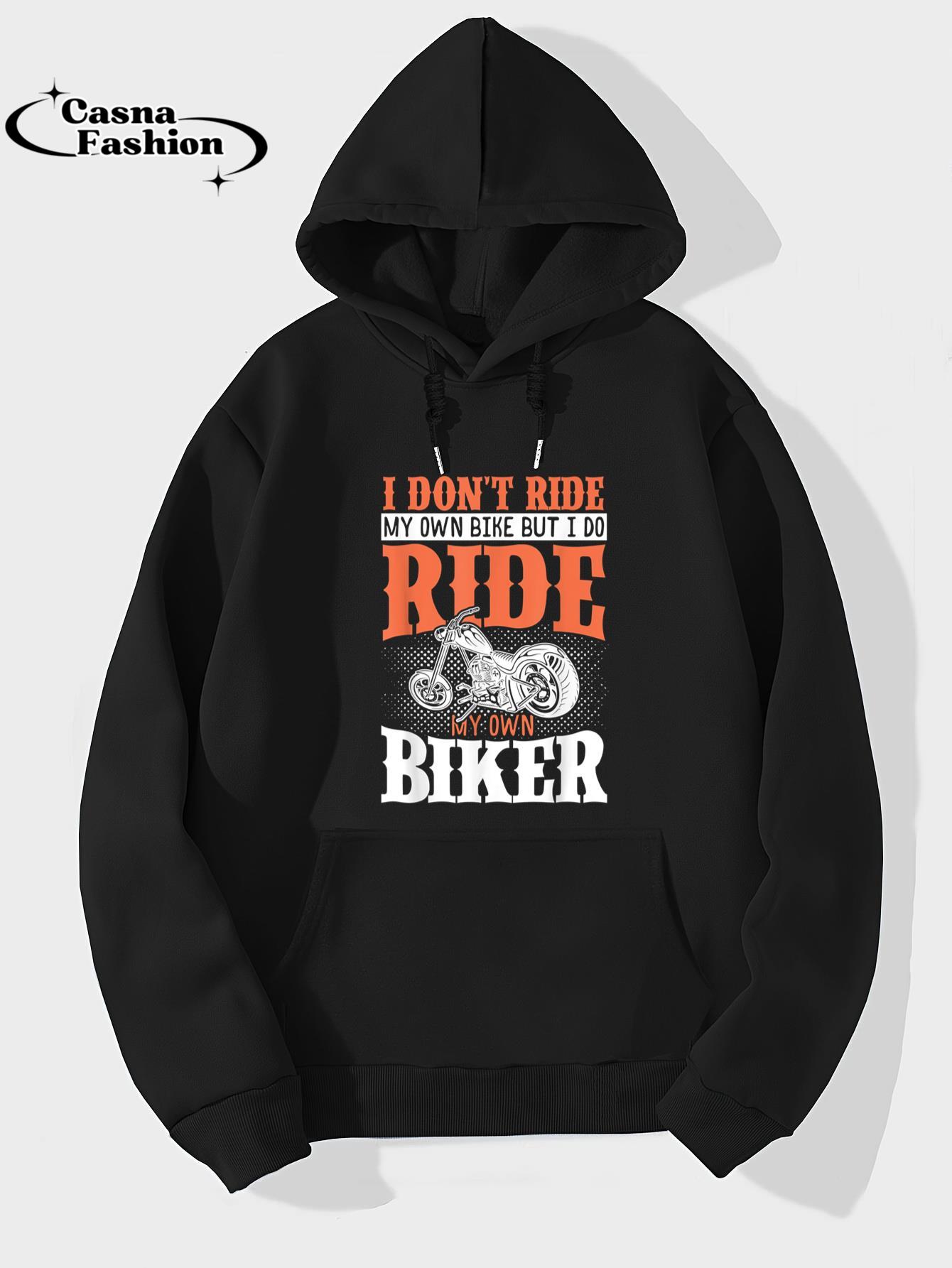 casnafashion_Hoodie_I Dont Ride My Own Bike But I Do Ride My Own Biker T-Shirt_hoodie_black hoodie