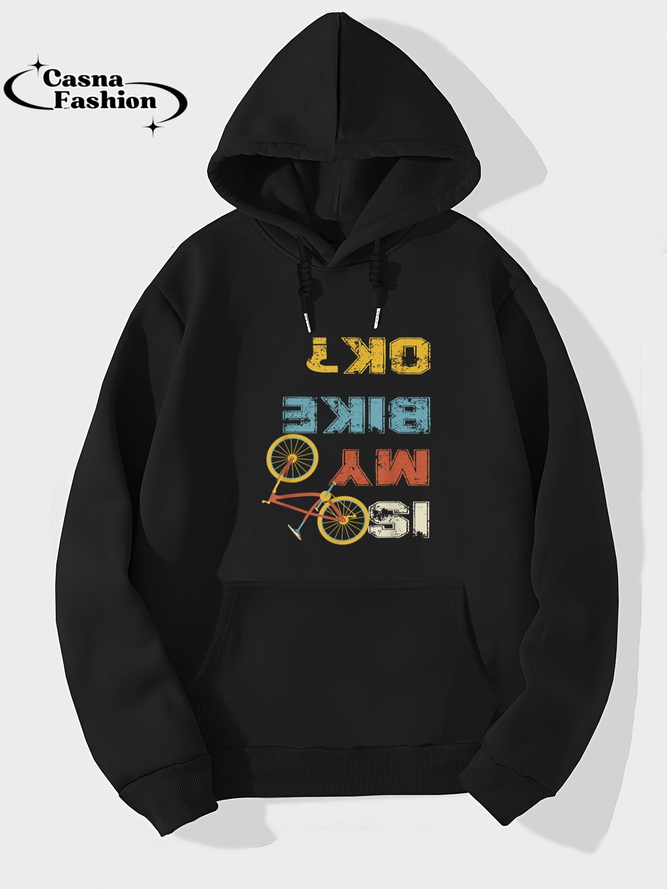 casnafashion_Hoodie_Is My Bike OK_ - Cycling T-Shirt_hoodie_black hoodie