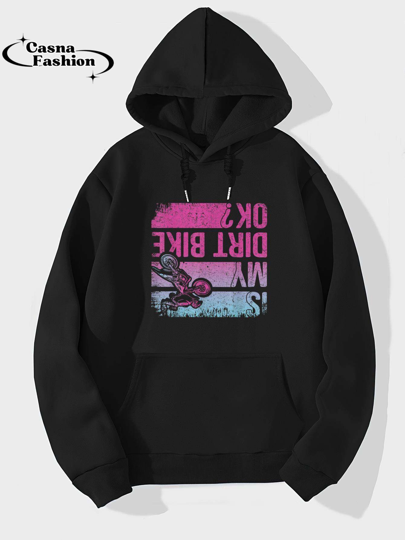 casnafashion_Hoodie_Is My Dirt Bike OK_ Funny Motorcycle Dirt Biker Motocross T-Shirt_hoodie_black hoodie