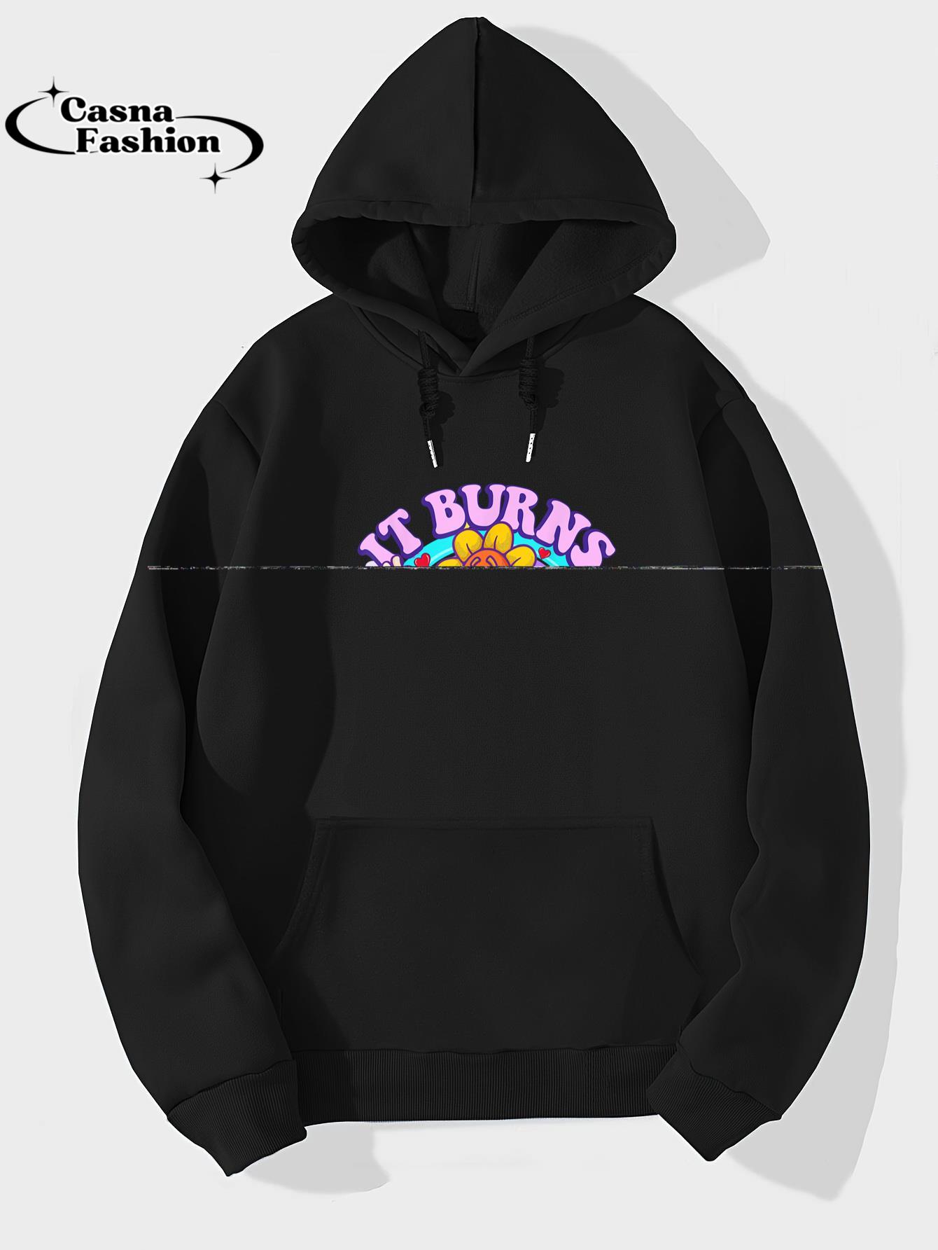 casnafashion_Hoodie_It Burns When I Pee Funny Sarcastic Ironic Y2K Inappropriate T-Shirt_hoodie_black hoodie