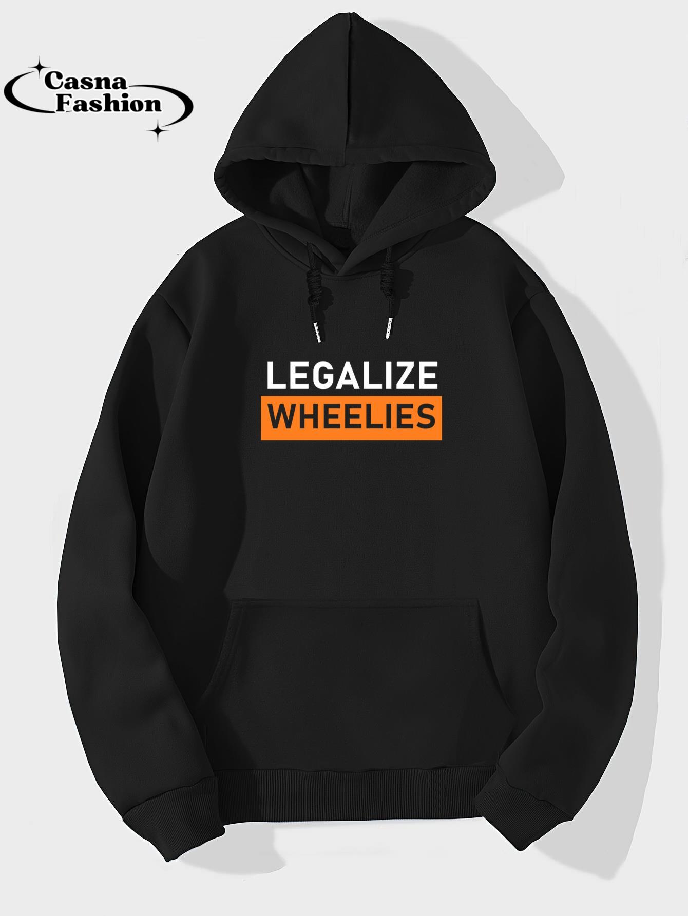 casnafashion_Hoodie_Legalize Wheelies Motorcycle Biker Shirt I Bike T-Shirt Pullover Hoodie_hoodie_black hoodie