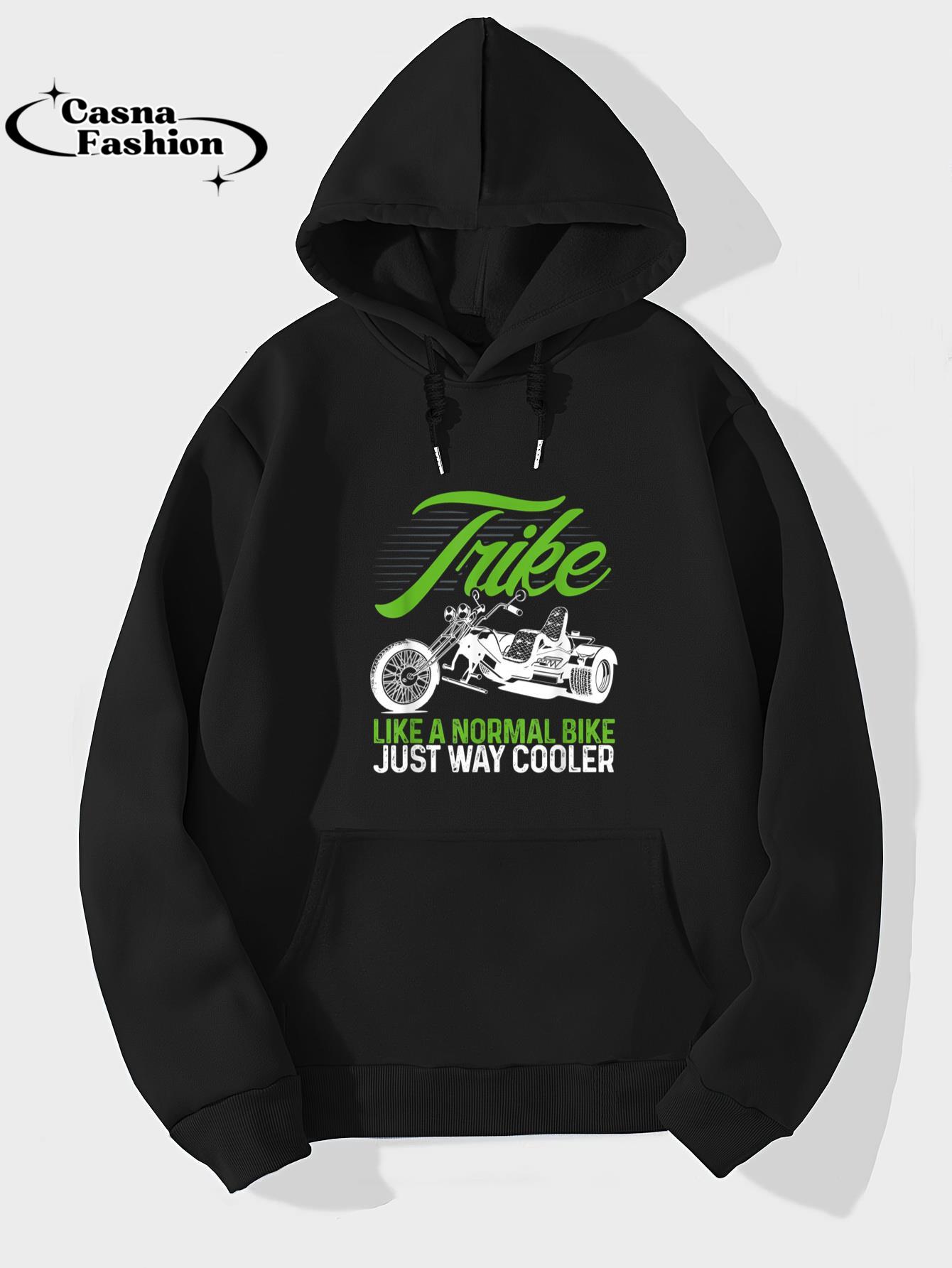 casnafashion_Hoodie_Motorcycle Biker Trike Like A Normal Bike Just Way Cooler T-Shirt_hoodie_black hoodie