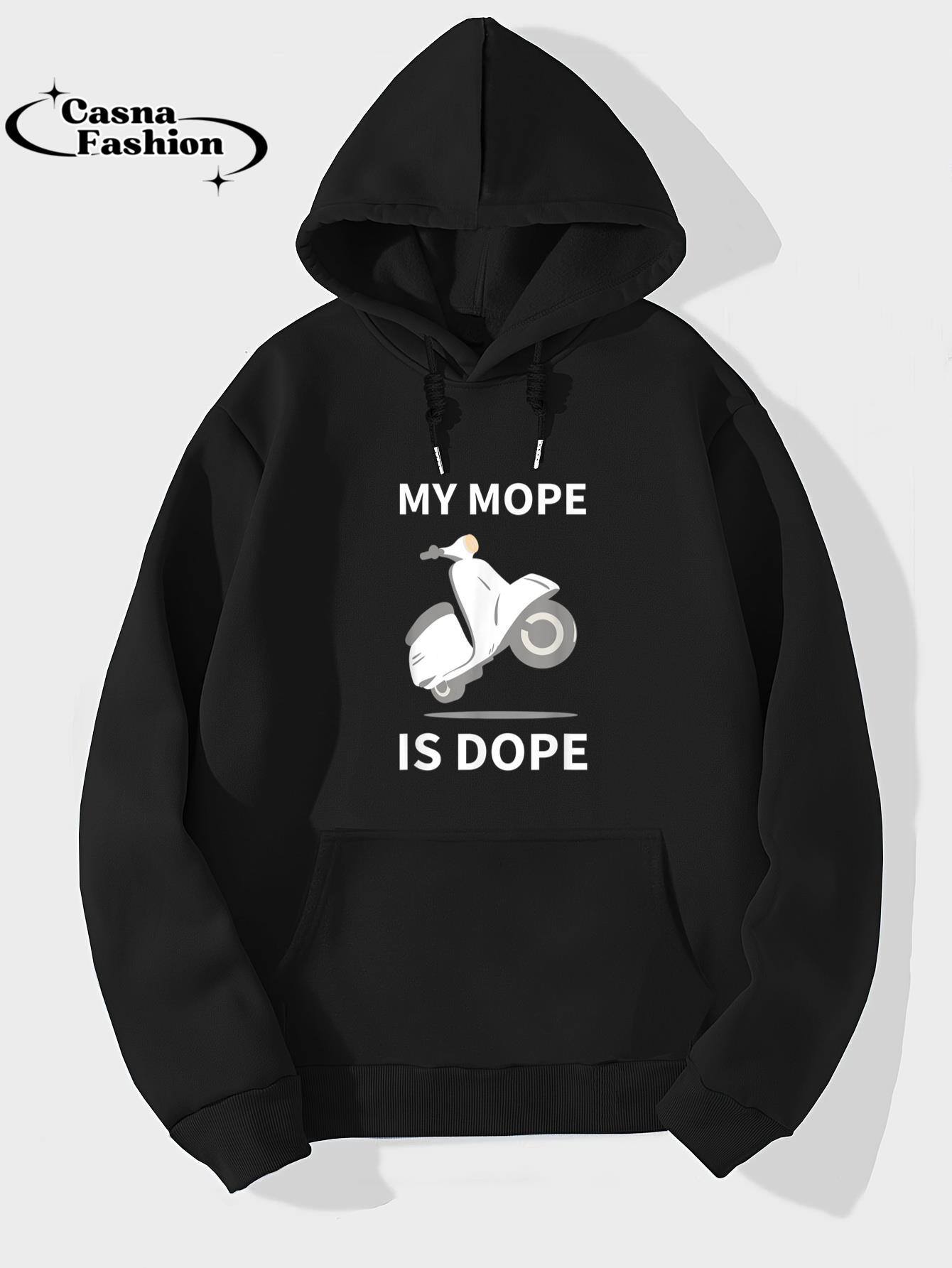 casnafashion_Hoodie_My Mope Is Dope Motorbike Scooter Motocross Moped T-Shirt_hoodie_black hoodie