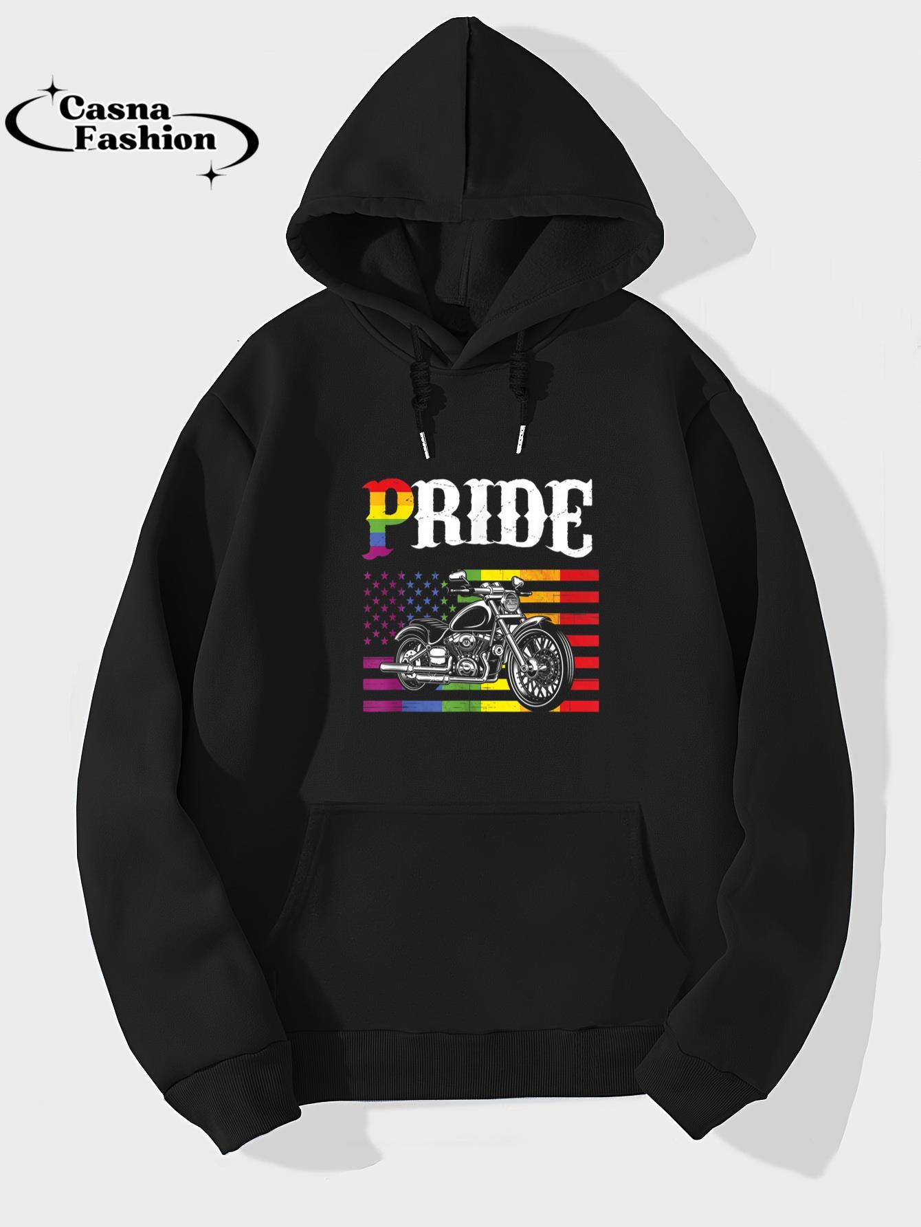 casnafashion_Hoodie_Pride, gay biker, LGBT motorcycle club, gay pride parade T-Shirt_hoodie_black hoodie