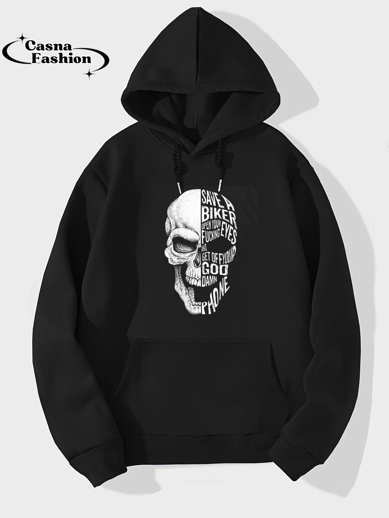 casnafashion_Hoodie_Save A Biker Open Your Fucking Eyes And Get Off (On Back) T-Shirt_hoodie_black hoodie