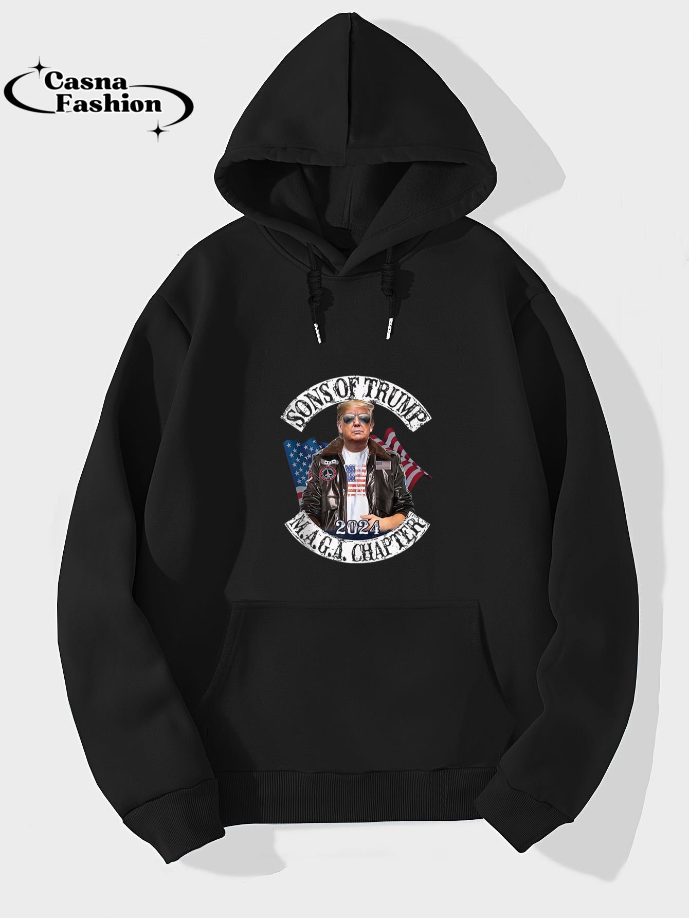 casnafashion_Hoodie_Sons of Trump Maga Chapter 2024 Tank Top_hoodie_black hoodie