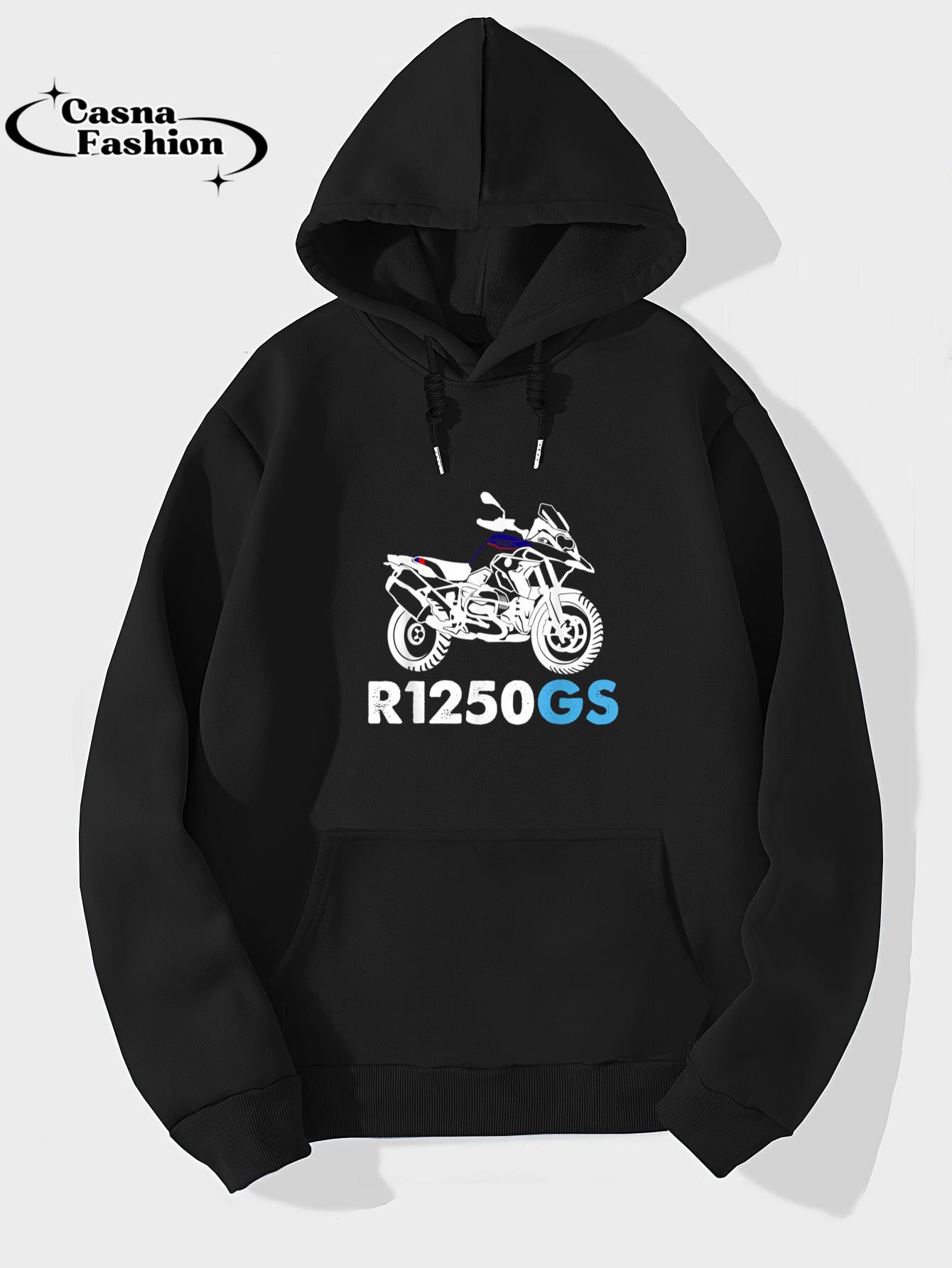 casnafashion_Hoodie_Speed R1250GS T-Shirt Motorcycle Biker Gift R1250GS Shirt T-Shirt_hoodie_black hoodie