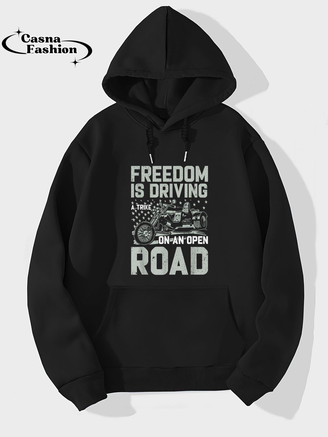 casnafashion_Hoodie_Triker Motorcycle Trike Biker Quote Three Wheeler Trikes T-Shirt_hoodie_black hoodie