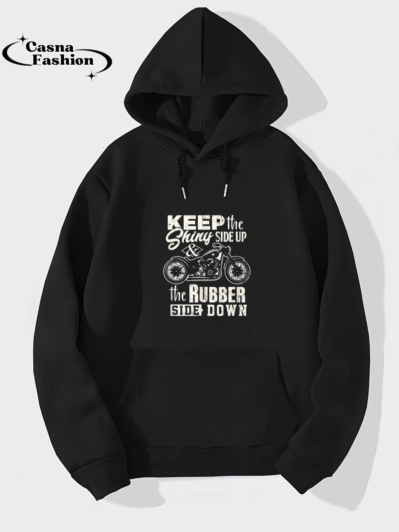 casnafashion_Hoodie_Vintage Motorcycle rider tip for biker shirt T-Shirt_hoodie_black hoodie