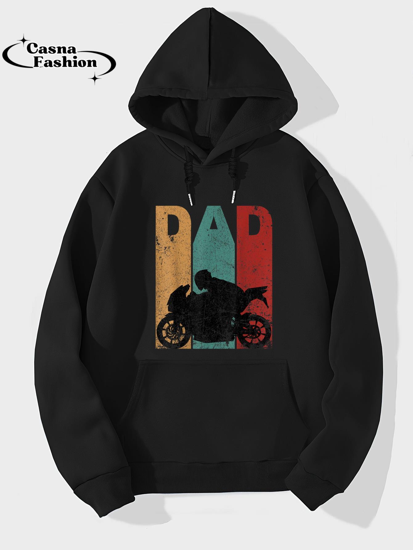 casnafashion_Hoodie_Vintage Sport Bike Dad Fathers Day Gift Biker Motorcycle T-Shirt_hoodie_black hoodie