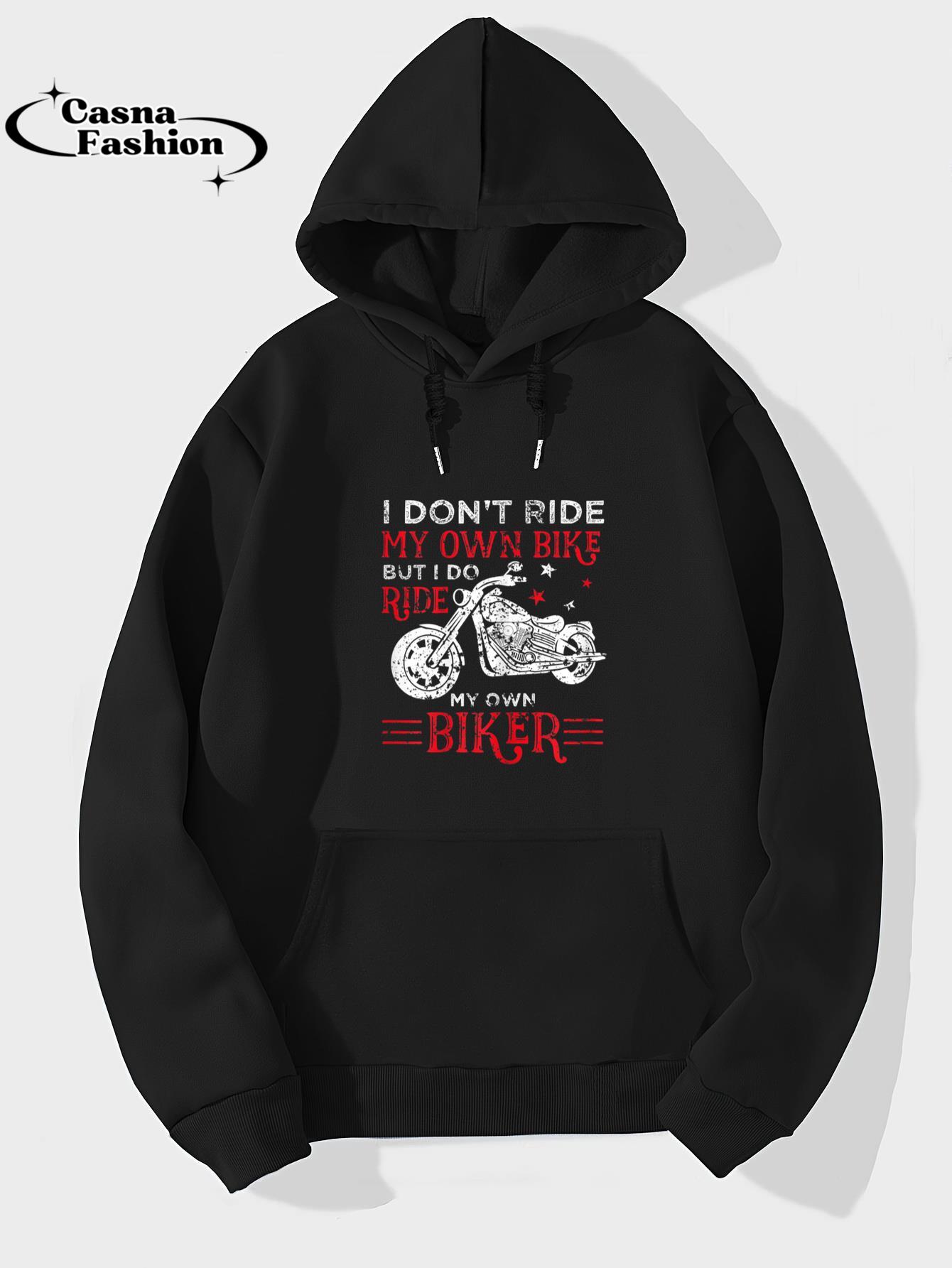 casnafashion_Hoodie_Womens I Don't Ride My Own Bike But I Do Ride My Own Biker Shirt_hoodie_black hoodie