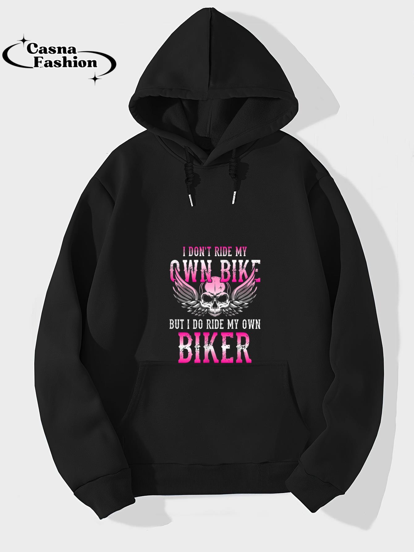 casnafashion_Hoodie_Womens I Dont Ride My Own Bike But I Ride My Own Biker Motorcycle Tank Top_hoodie_black hoodie