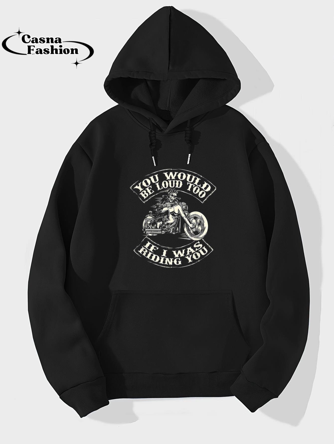 casnafashion_Hoodie_You Would Be Loud Too If I Was Riding You T-Shirt_hoodie_black hoodie