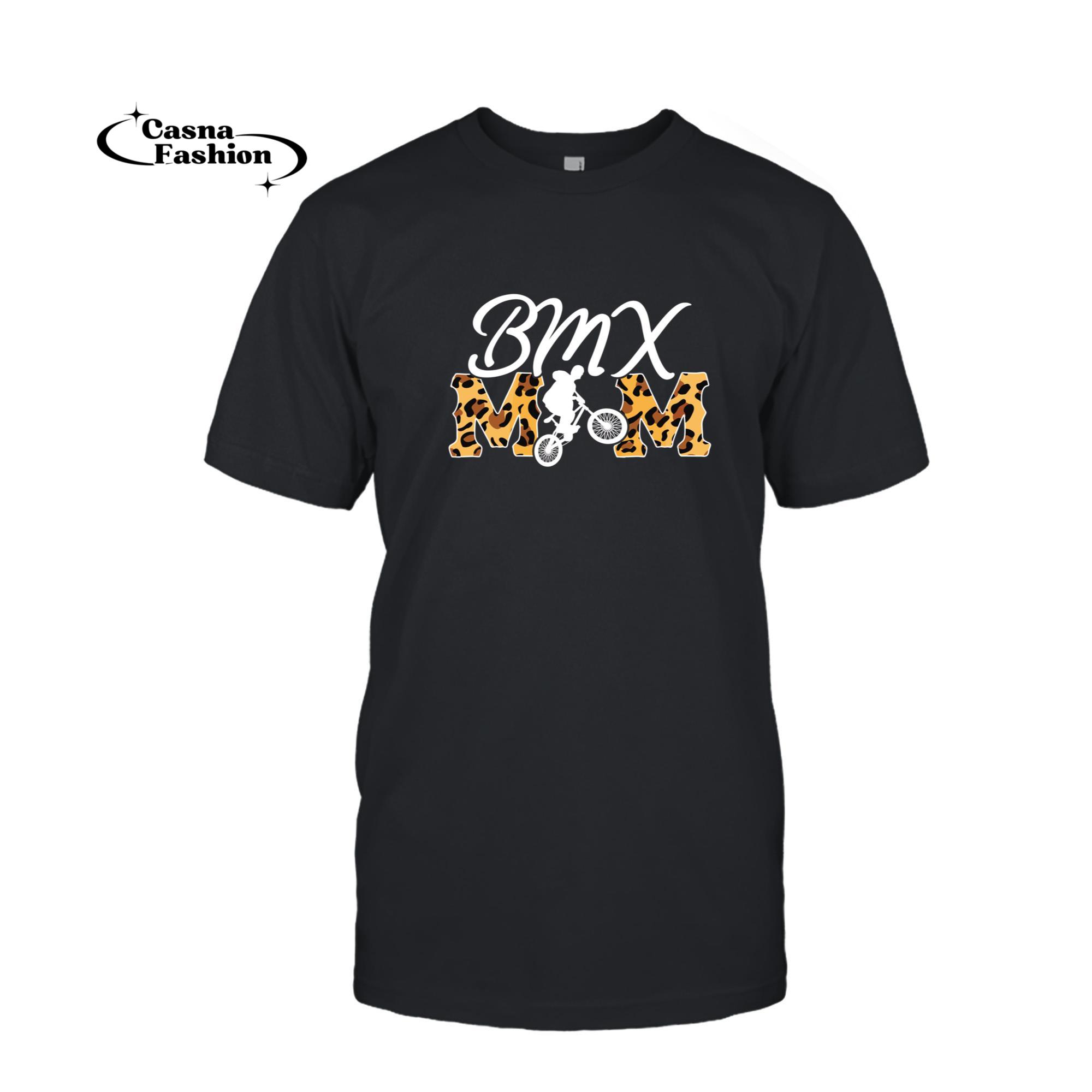 casnafashion_T-shirt_BMX Mom BMX Bike Sweatshirt_T-shirt_Black