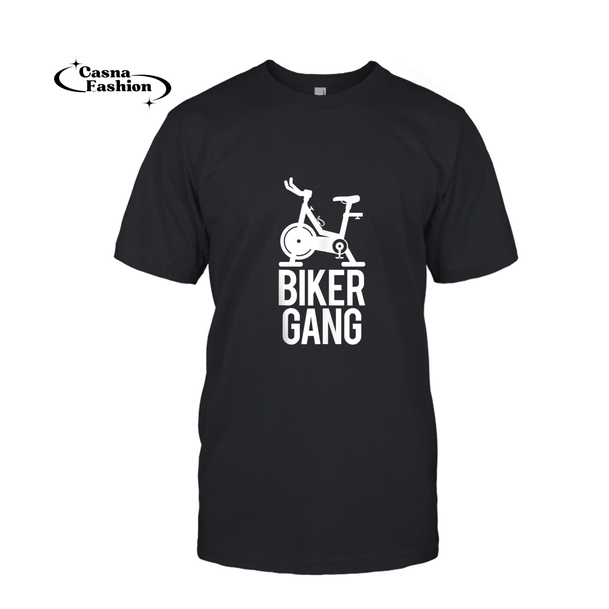 casnafashion_T-shirt_Biker Gang Funny Spin Saying Gym Workout Spinning Class Gift Tank Top_T-shirt_Black