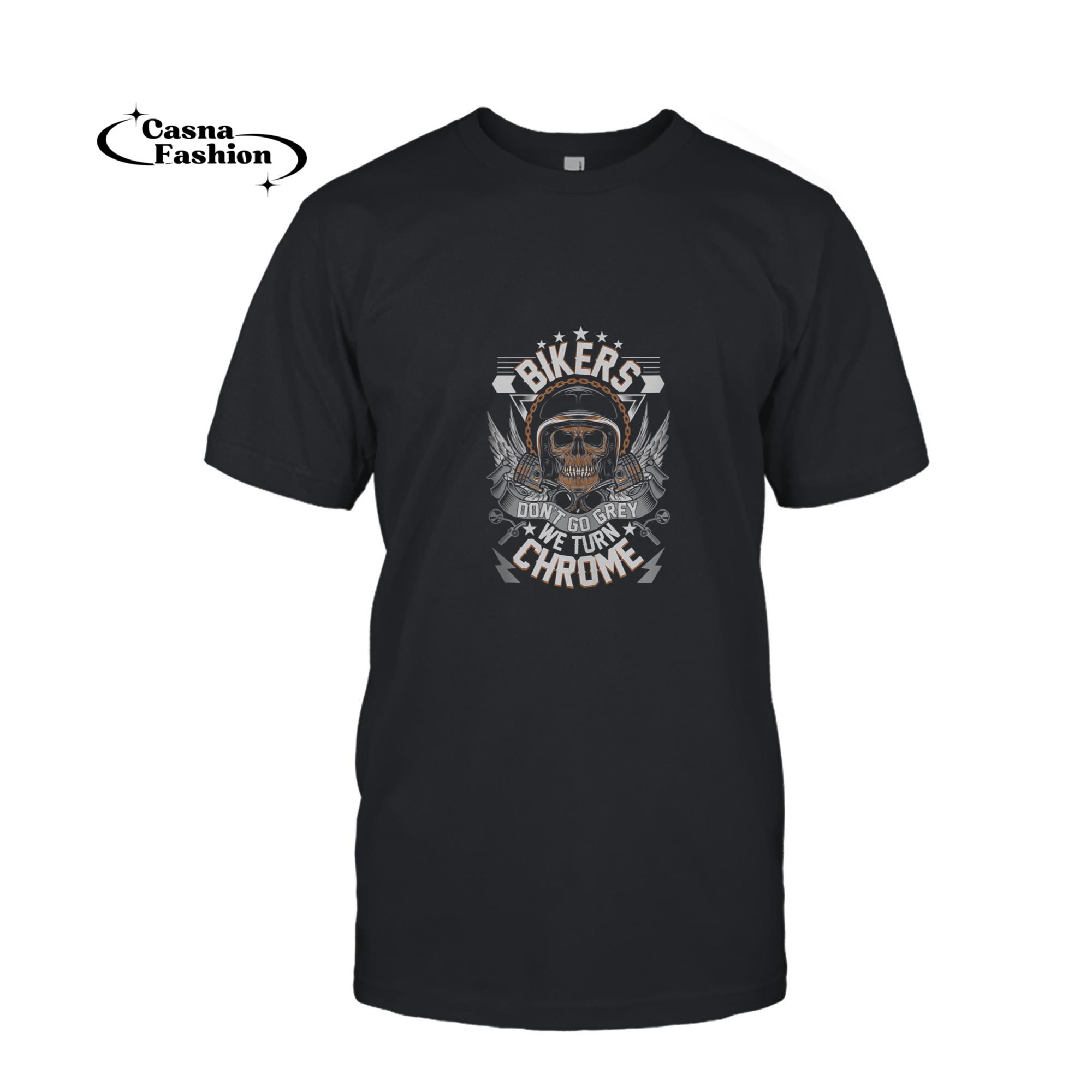 casnafashion_T-shirt_Bikers Don't Go Grey They Turn Chrome Mens Biker Motorcycle Tank Top_T-shirt_Black