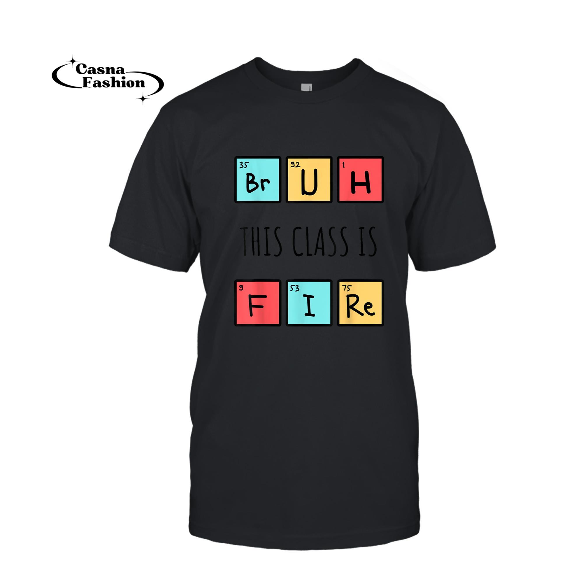 casnafashion_T-shirt_Bruh Meme Funny Saying Bro Boys Men Elements Periodic Table T-Shirt_T-shirt_Black