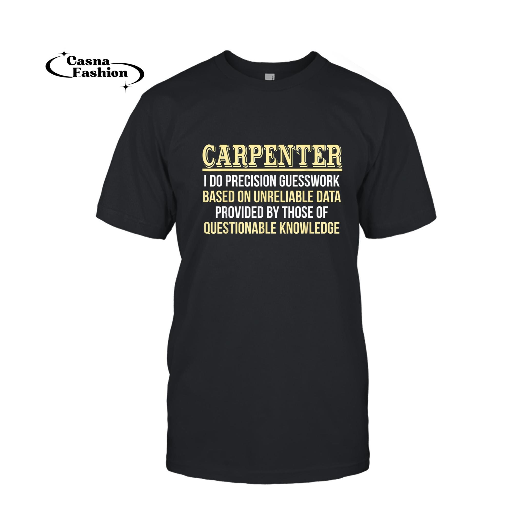 casnafashion_T-shirt_Carpenter Definition Funny Cute Gift New Job T-Shirt_T-shirt_Black