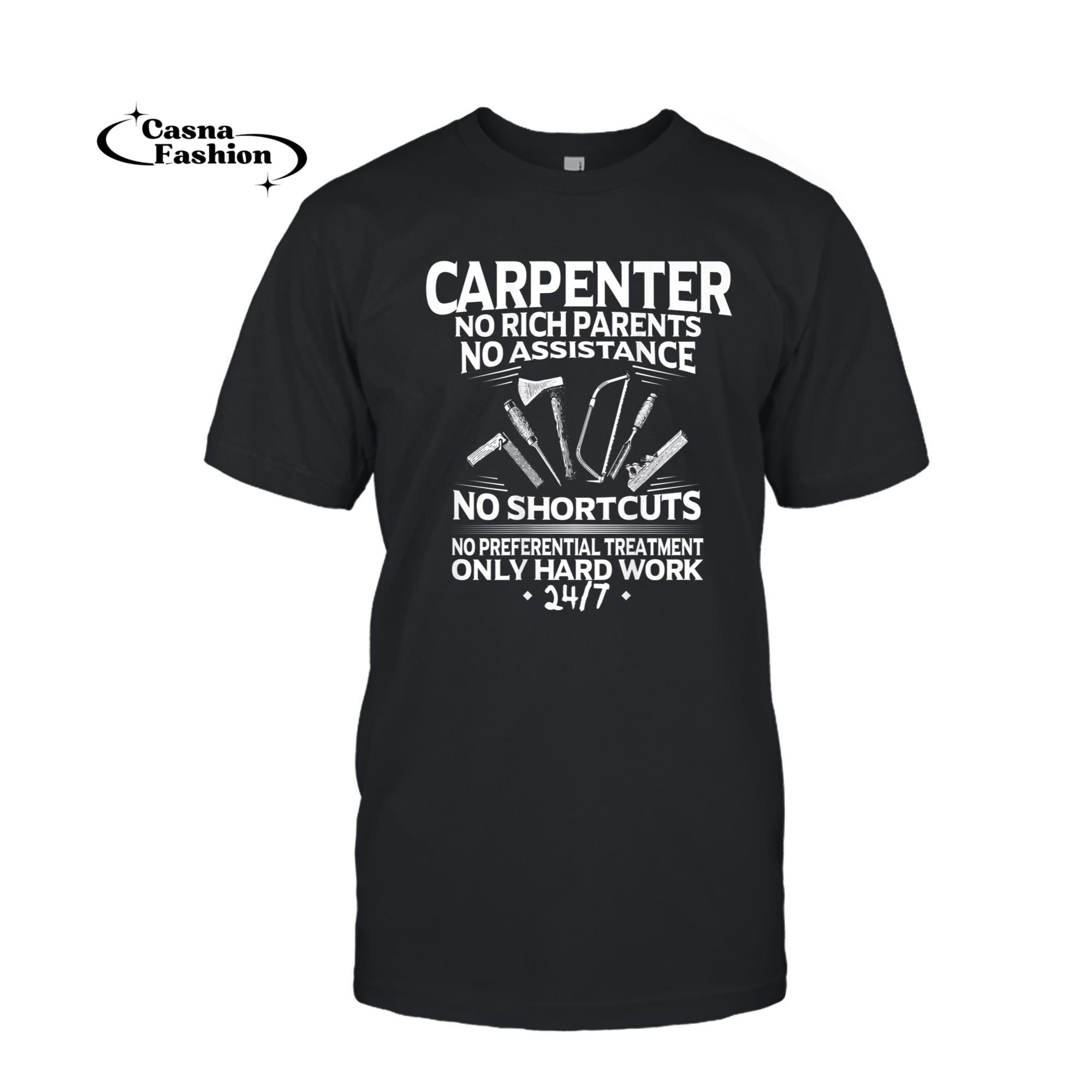 casnafashion_T-shirt_Carpenter Funny T-Shirt Hard Work Joiner Humor_T-shirt_Black