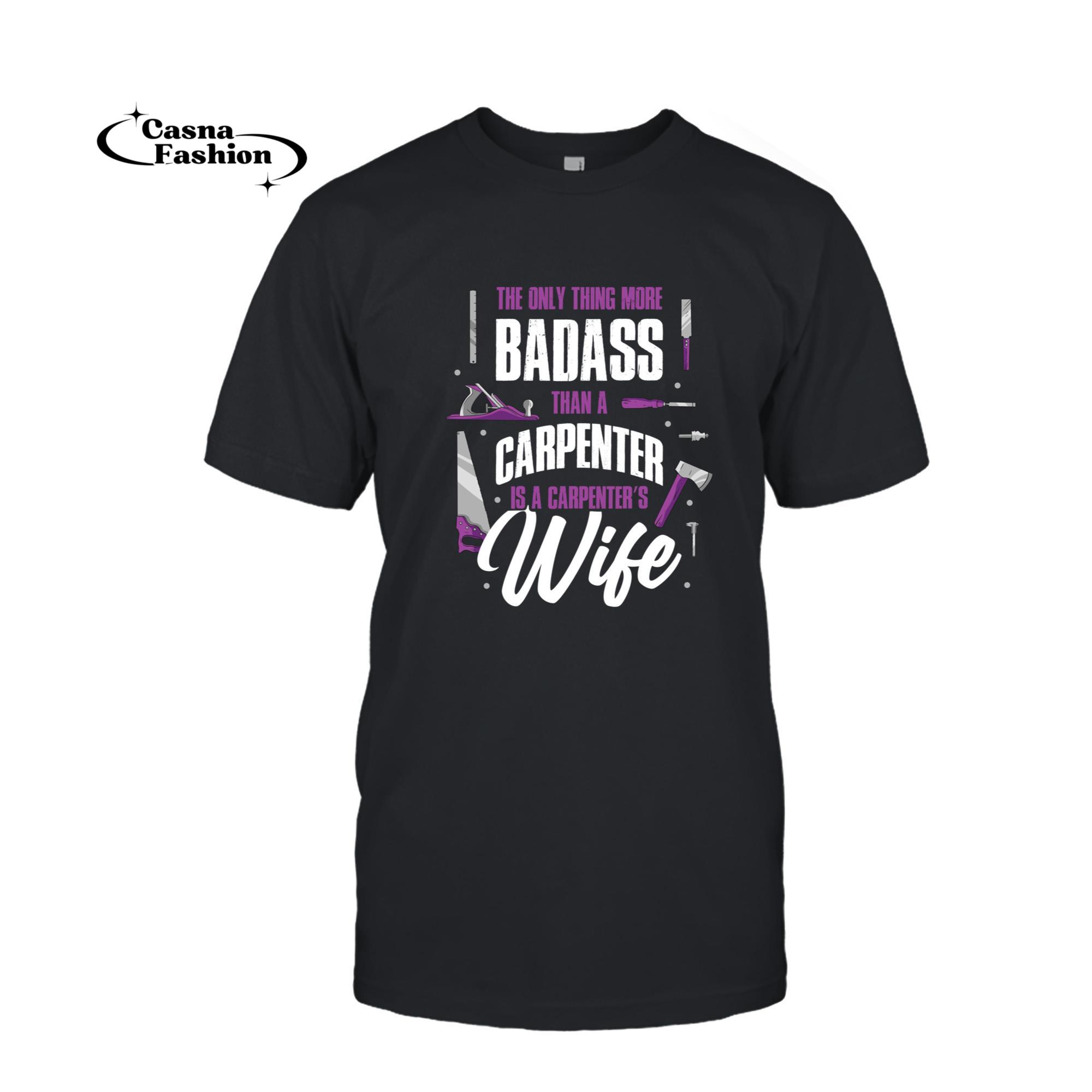 casnafashion_T-shirt_Carpenter Wife Sweatshirt_T-shirt_Black