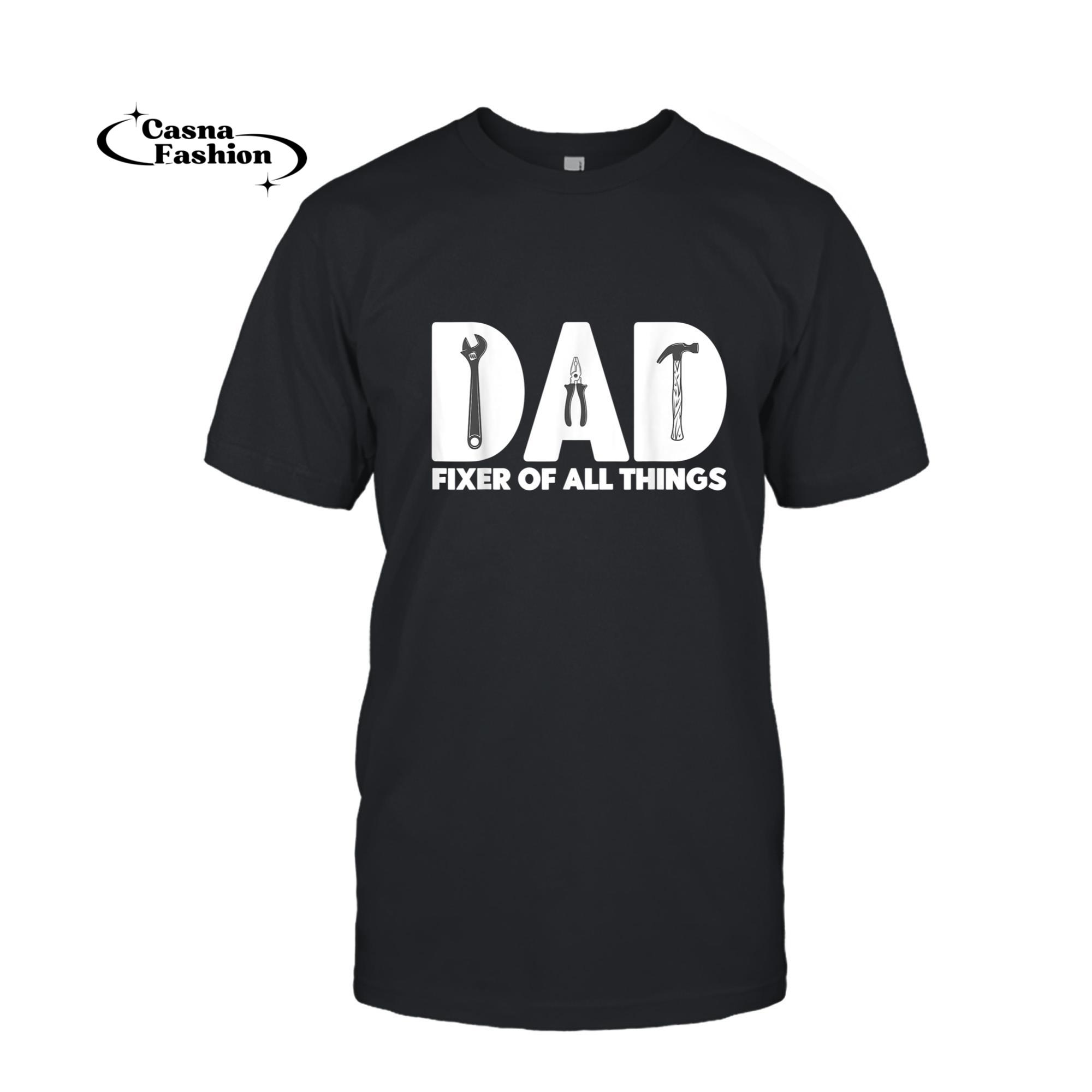 casnafashion_T-shirt_Contractor Gift Woodworking Tools Carpenter Woodworker Dad T-Shirt_T-shirt_Black