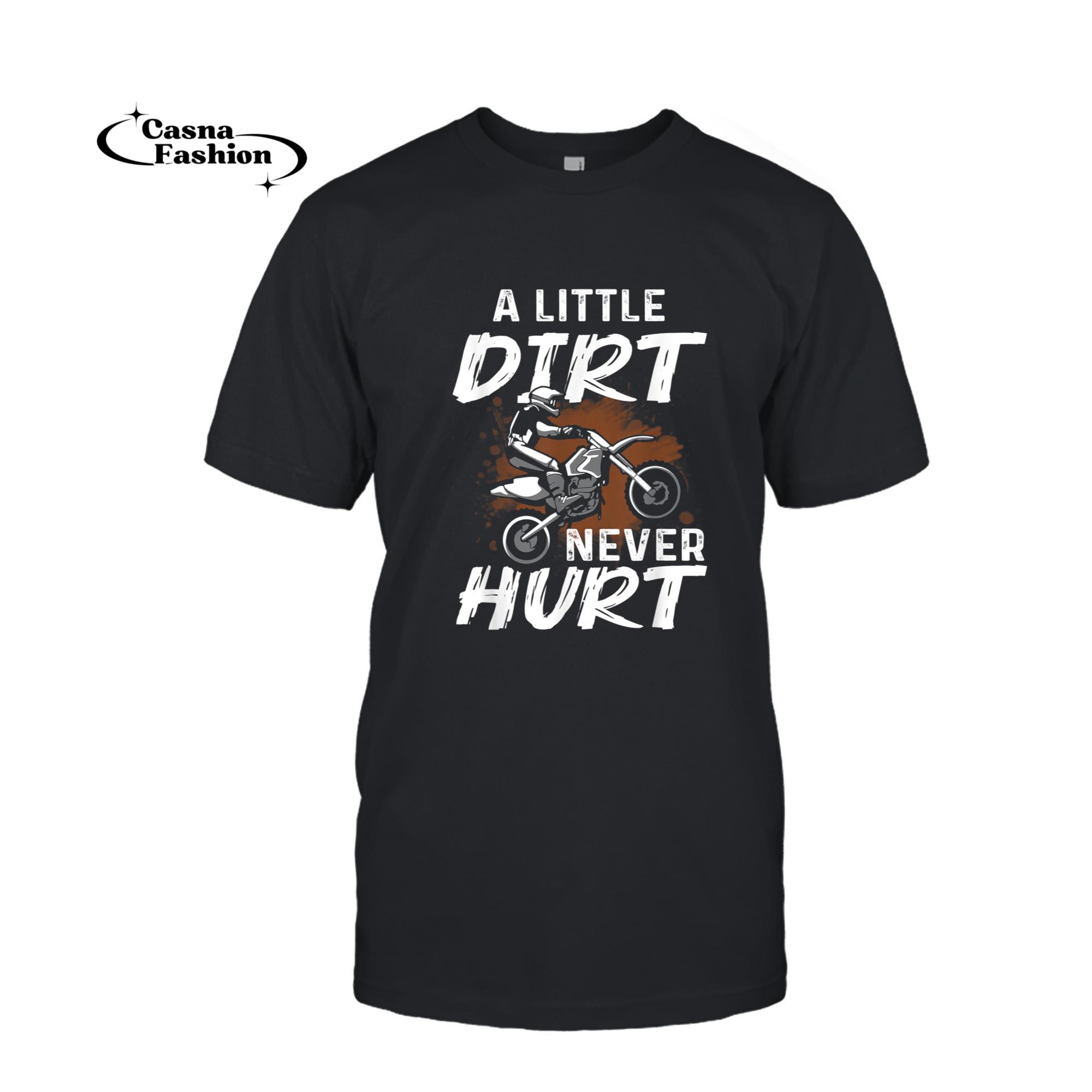 casnafashion_T-shirt_Funny Dirt Bike Gift For Boys Men Motorcycle Motocross Biker T-Shirt_T-shirt_Black