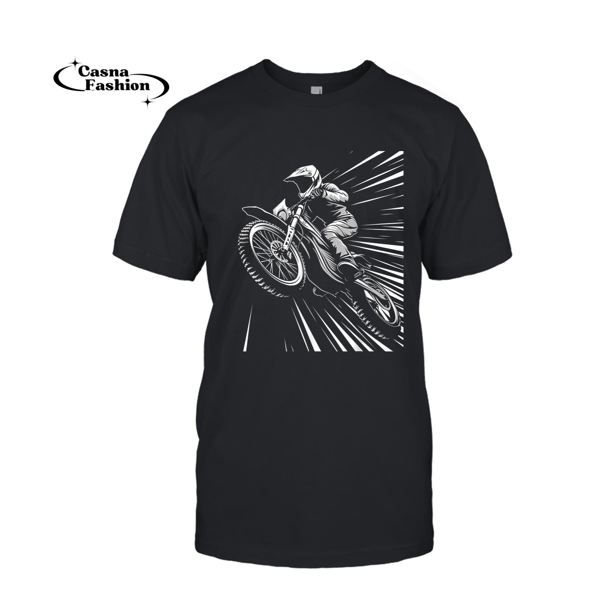 casnafashion_T-shirt_Funny Dirt Bike Lover Motocross Biker Fun Racing Love Riding T-Shirt_T-shirt_Black