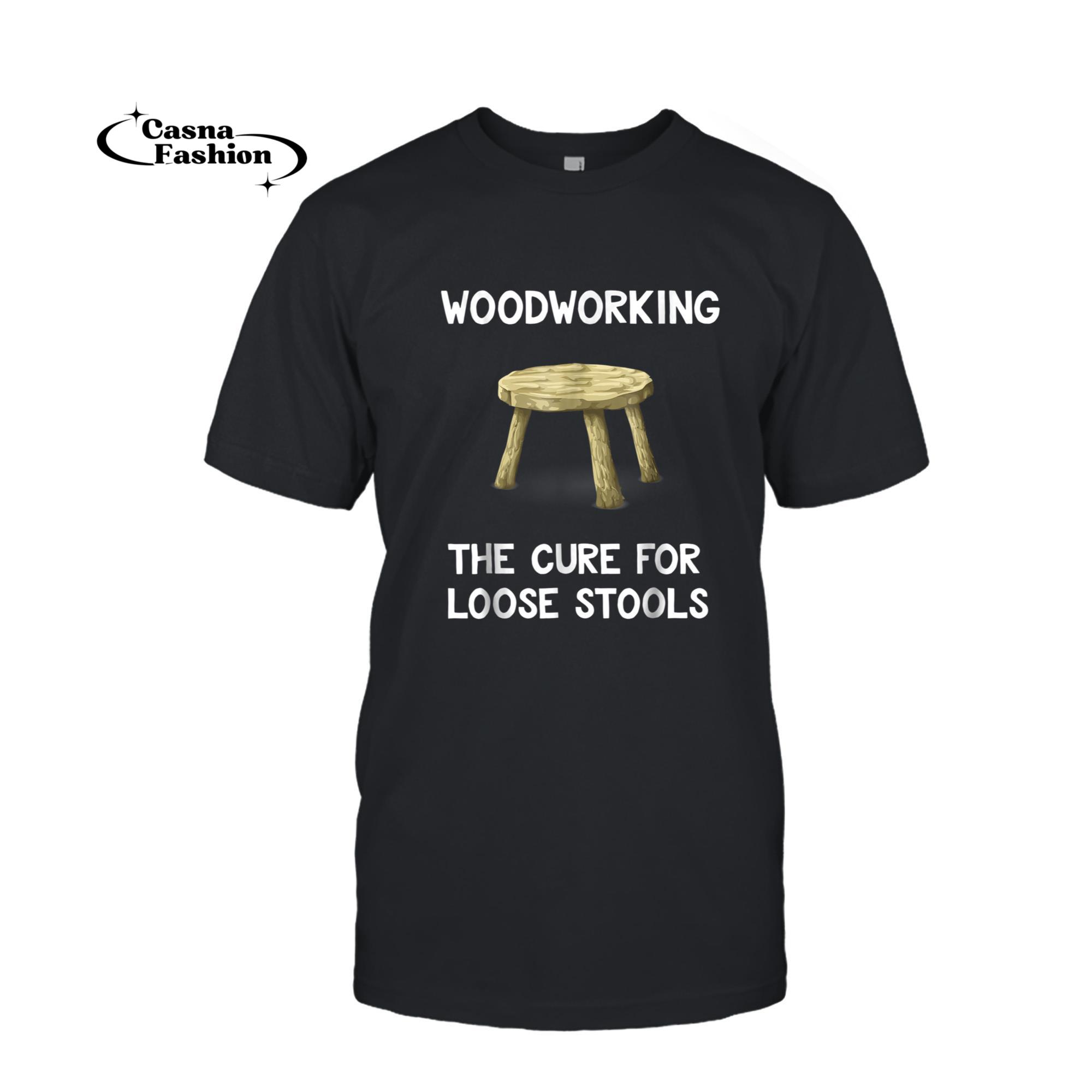 casnafashion_T-shirt_Funny Wood Working Shirt Carpenter Gag Joke Gift Tee_T-shirt_Black