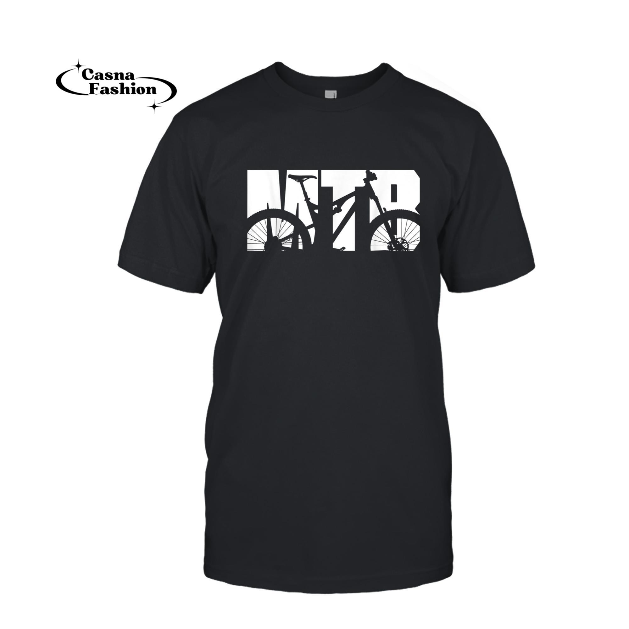 casnafashion_T-shirt_MTB Mountain Bike Shirt for Mountain Biker_T-shirt_Black