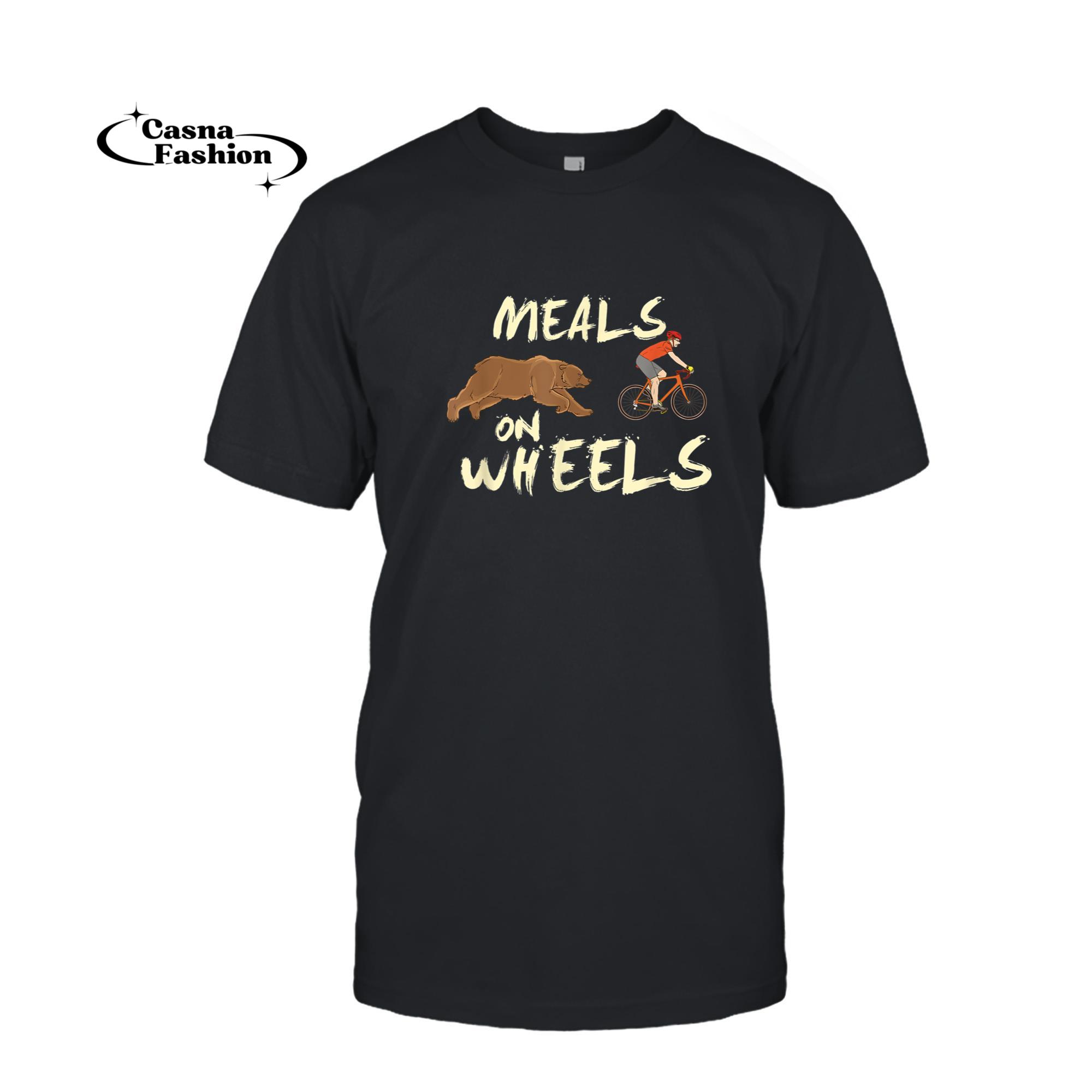 casnafashion_T-shirt_Meals on Wheels Cycling & Nature Design For Mountain Biker T-Shirt_T-shirt_Black