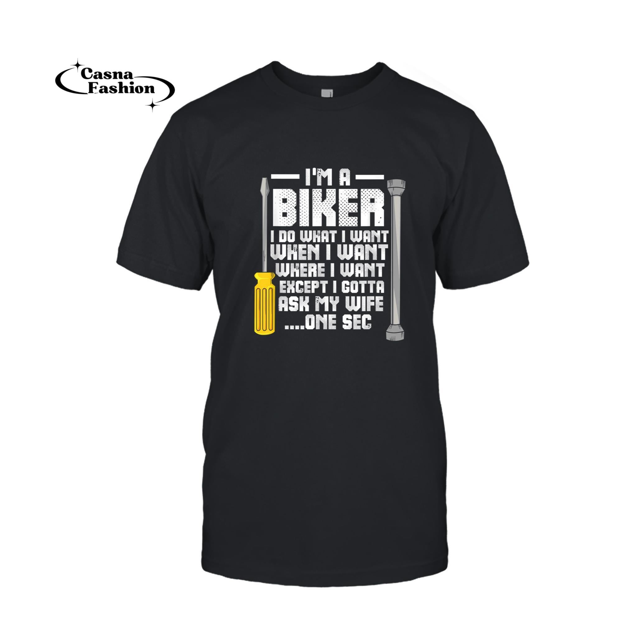 casnafashion_T-shirt_Mens Funny Biker Tshirt for a Motorcycle Lover_T-shirt_Black