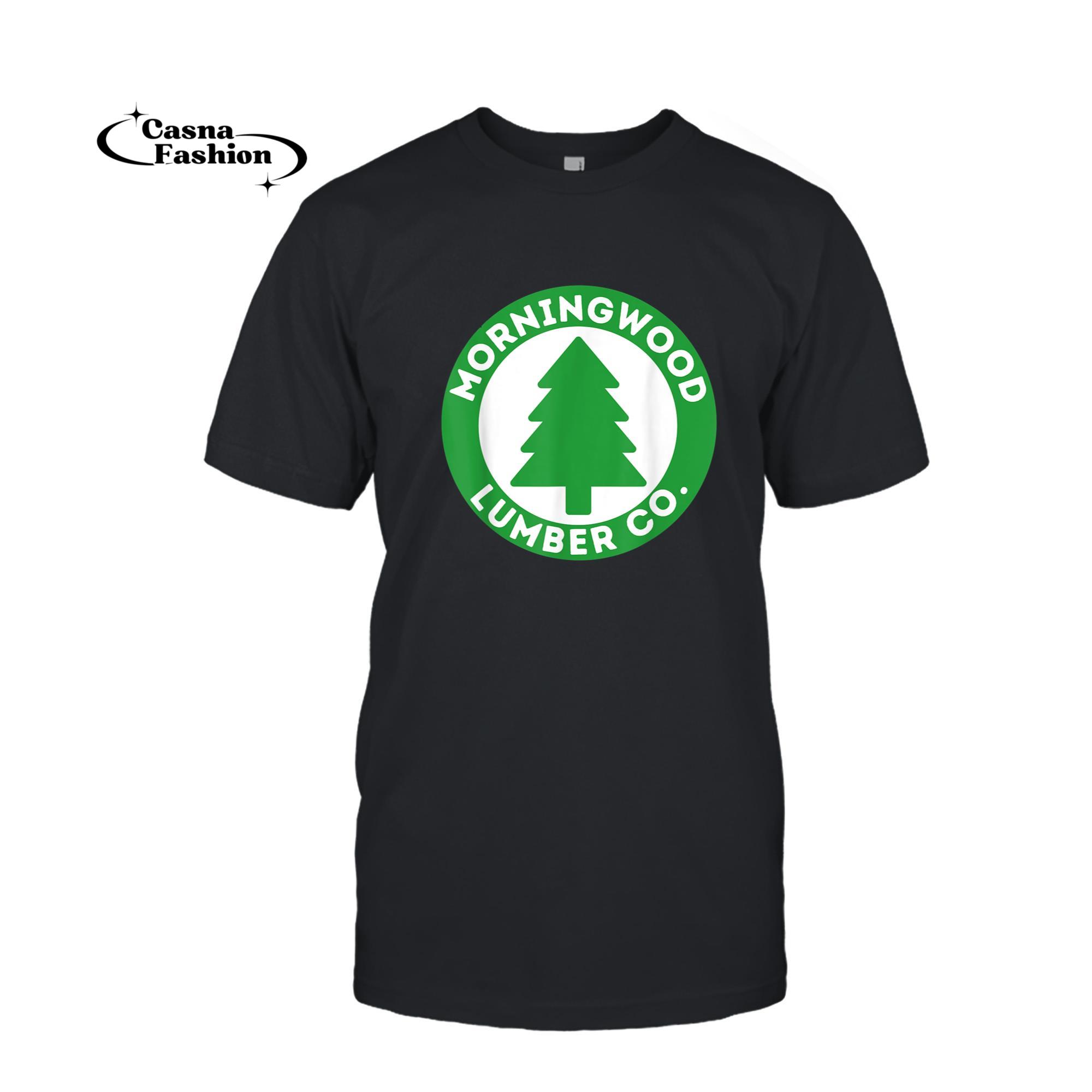 casnafashion_T-shirt_Morningwood Lumber - Carpenter & Woodworking Woodworker T-Shirt_T-shirt_Black