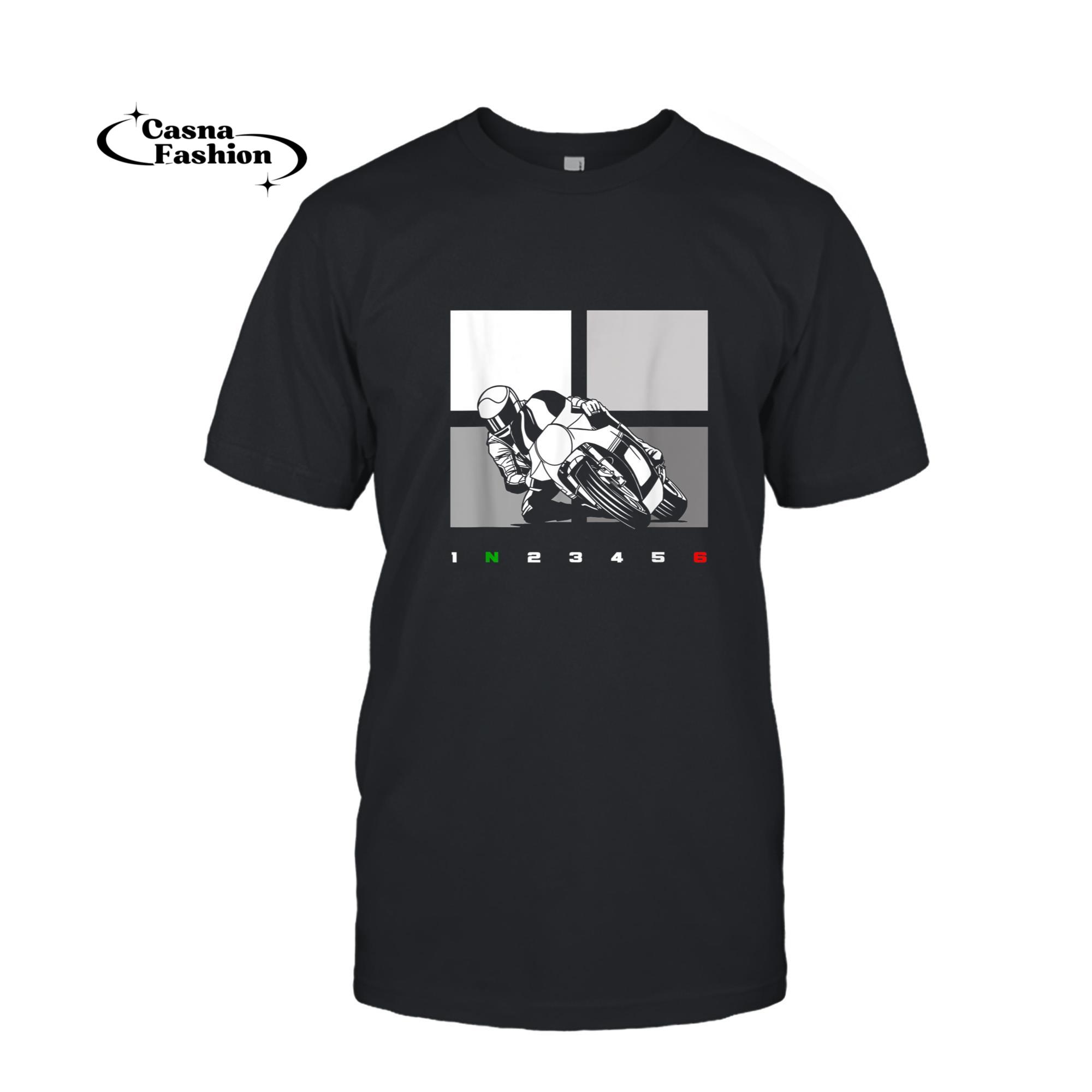 casnafashion_T-shirt_Motorcycle Clothing - Biker Motorcycle T-Shirt_T-shirt_Black