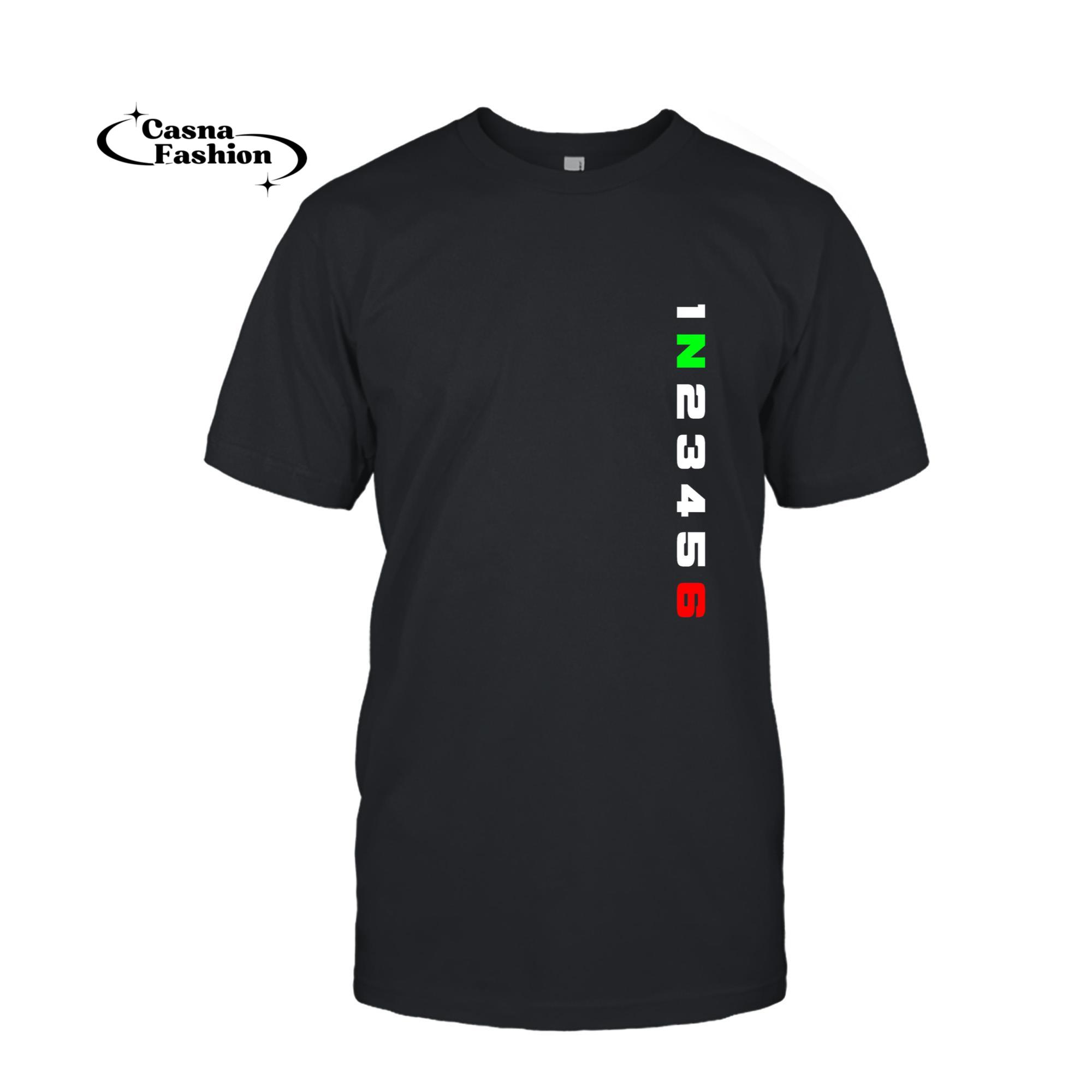 casnafashion_T-shirt_Motorcycle Shift Biker T-Shirt_T-shirt_Black