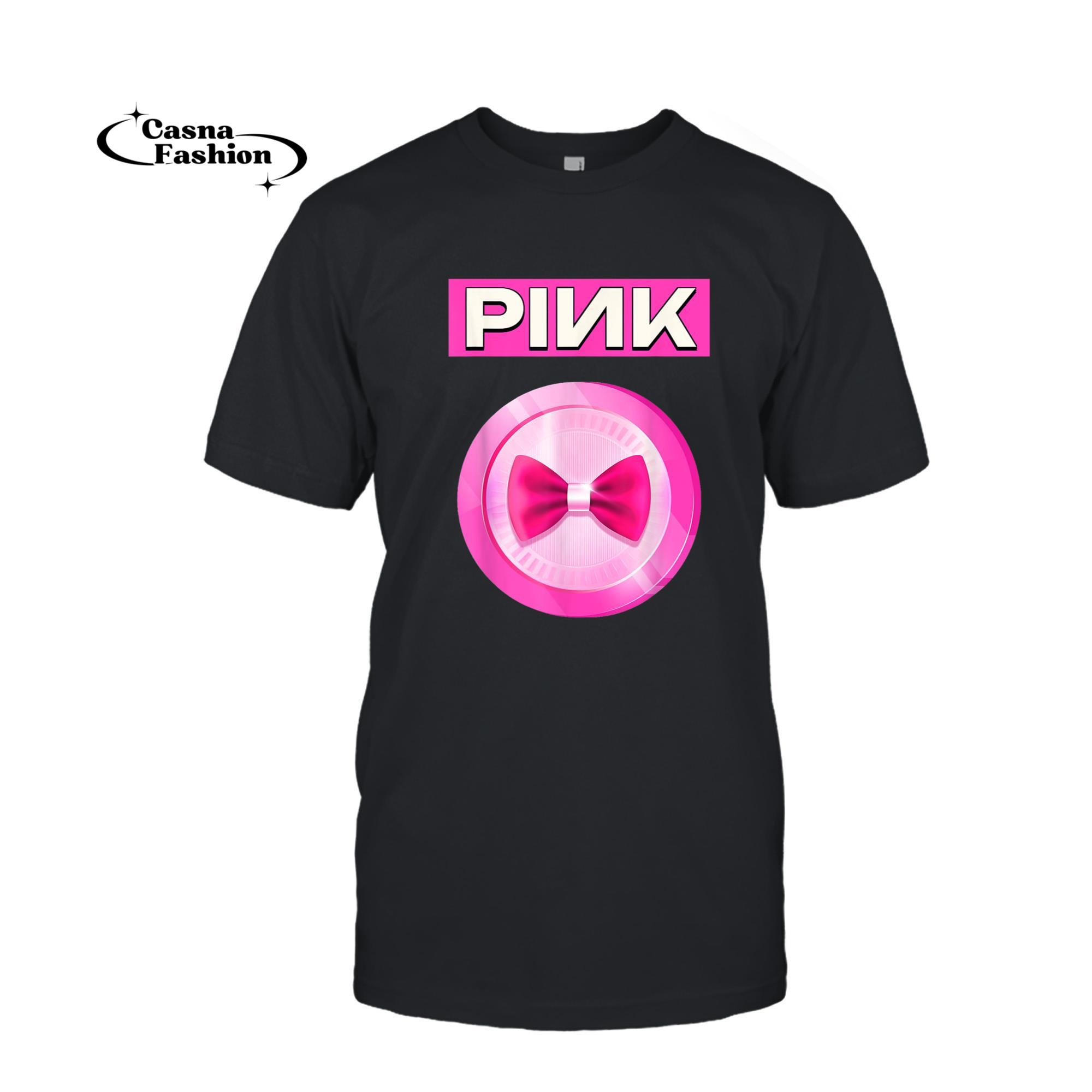 casnafashion_T-shirt_PINK Crypto Meme Token Moonbeam T-Shirt_T-shirt_Black