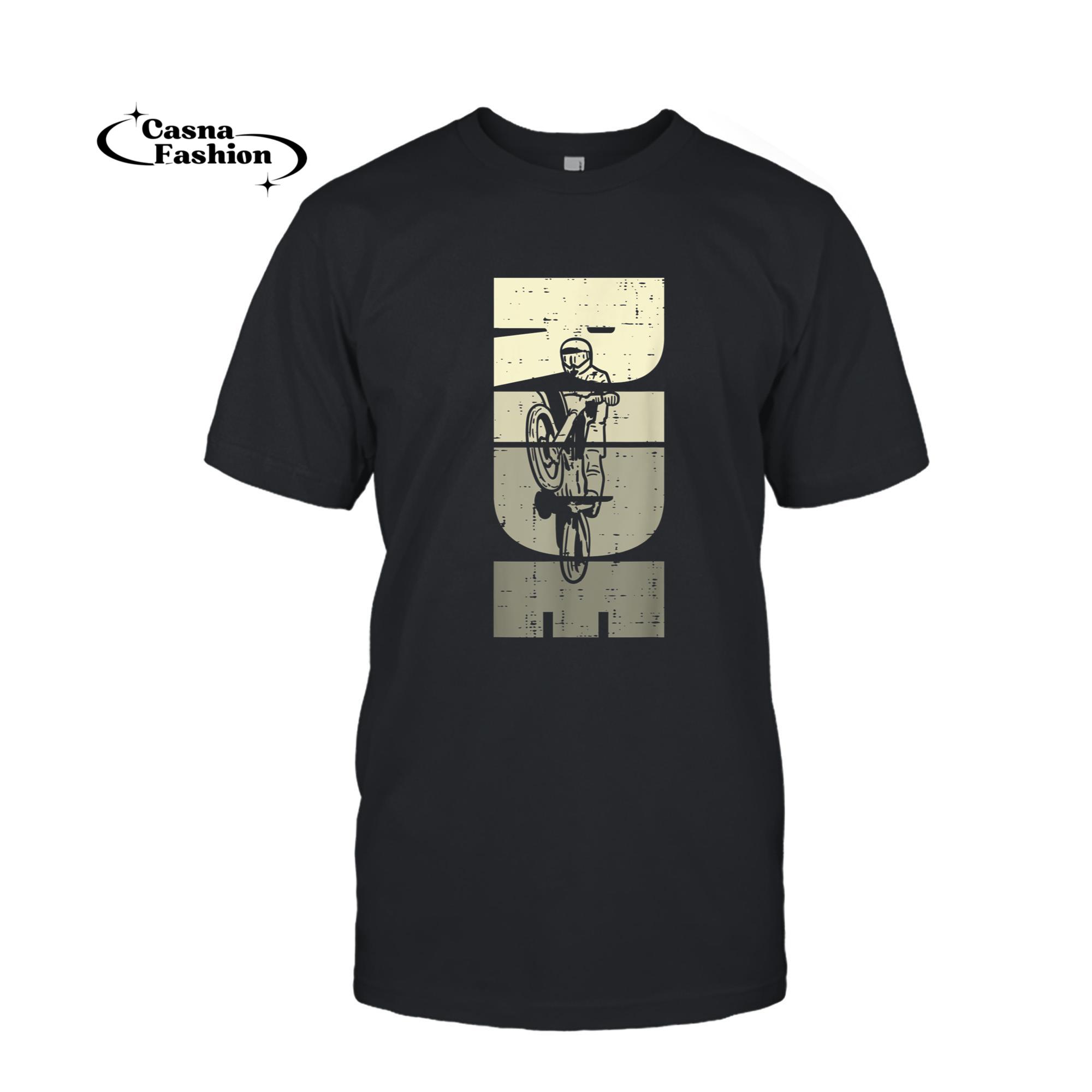 casnafashion_T-shirt_Ride Dirt Bike Motocross Motorcycle Biker Men Women Kids T-Shirt_T-shirt_Black