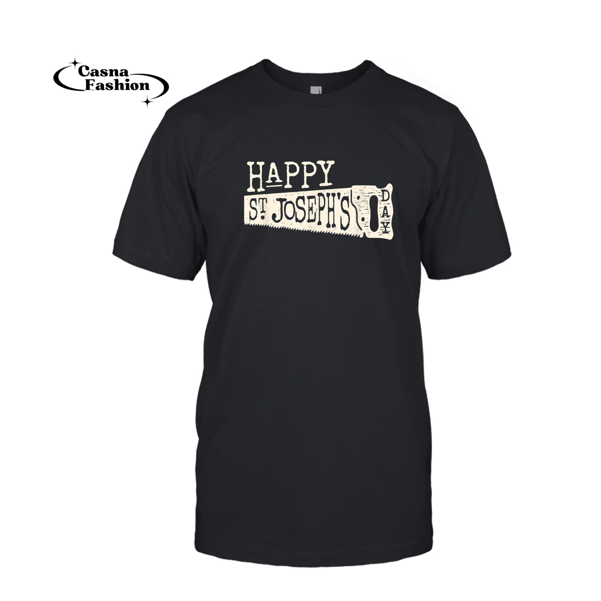 casnafashion_T-shirt_St. Josephs Day Tshirt Carpenter Woodworker Handyman Gift_T-shirt_Black