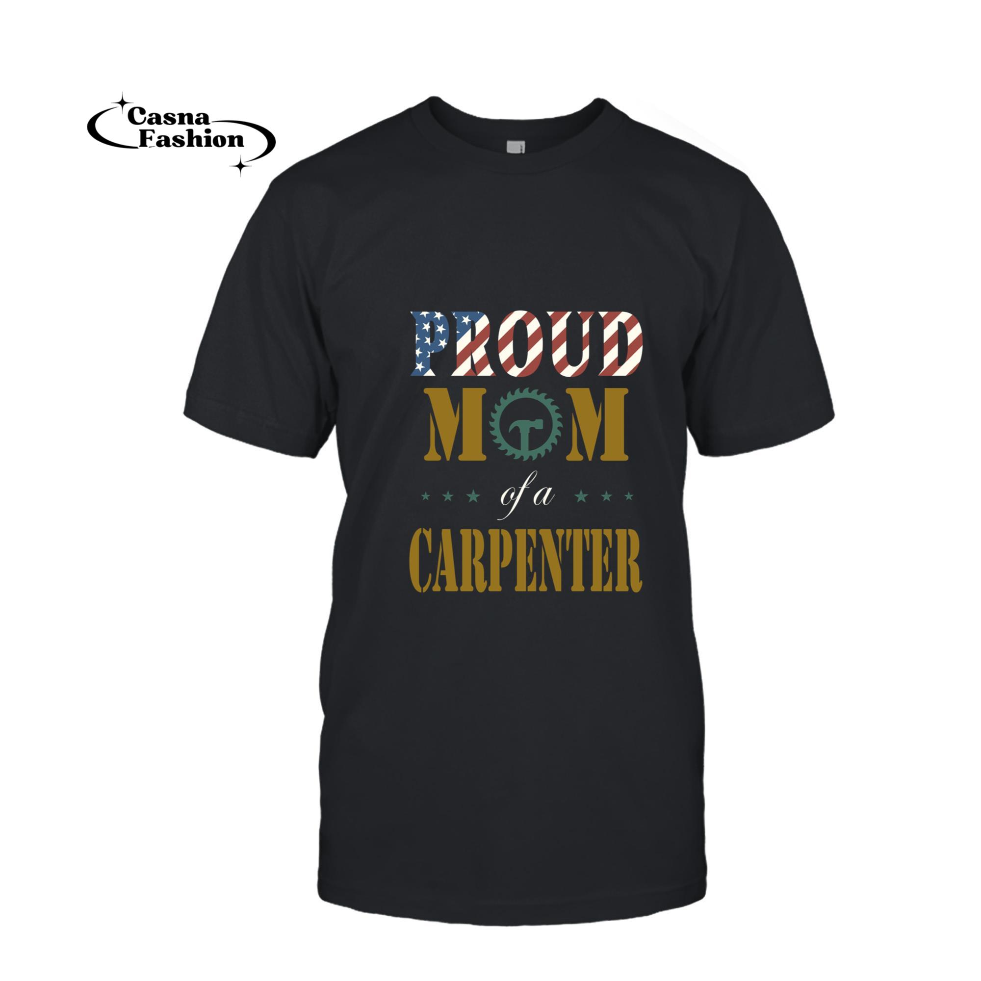 casnafashion_T-shirt_Vintage Flag American Proud Mom of a Carpenter lovers gifts Pullover Hoodie_T-shirt_Black