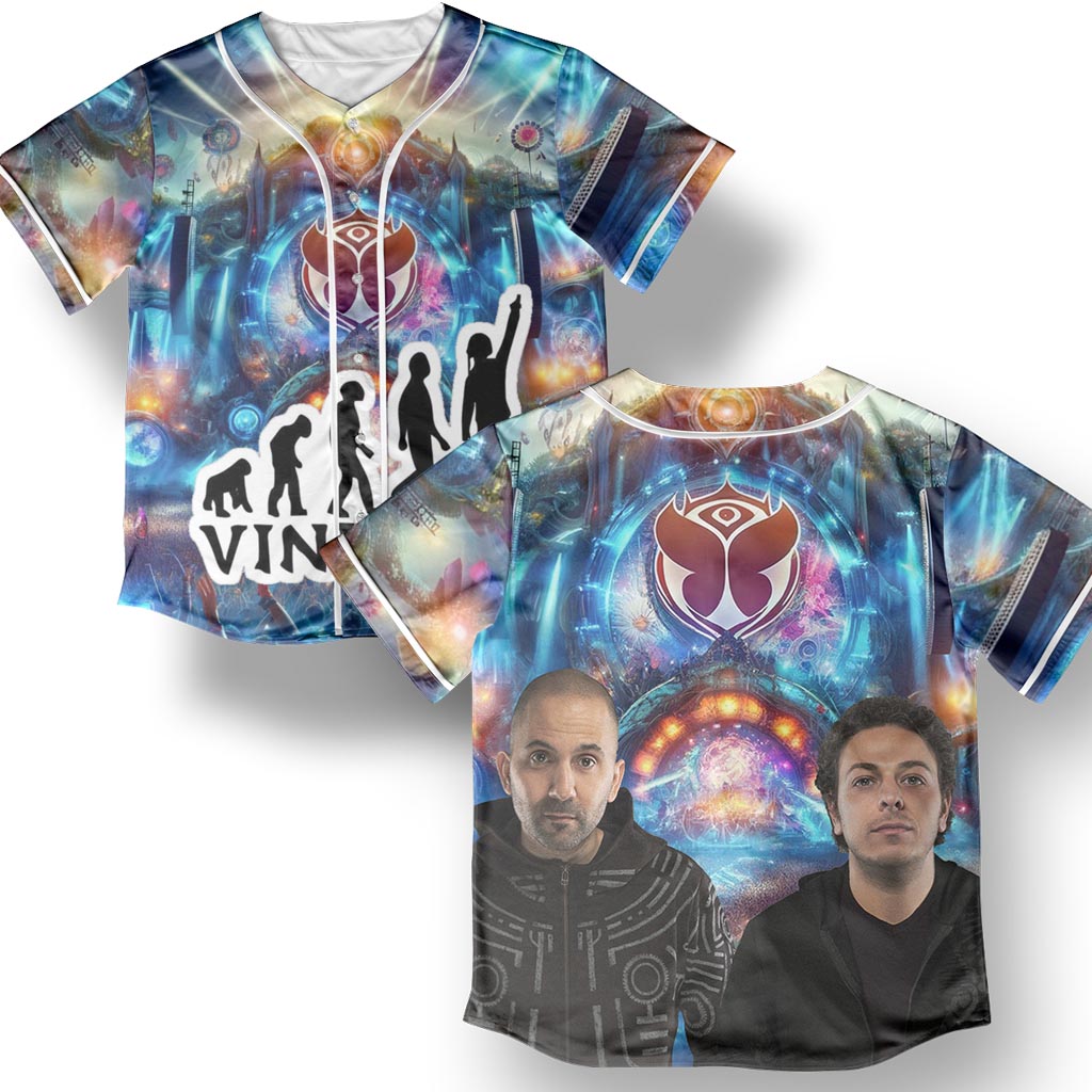 Vini Vici Baseball Jersey Tomorrow Land Jersey Edm Jersey